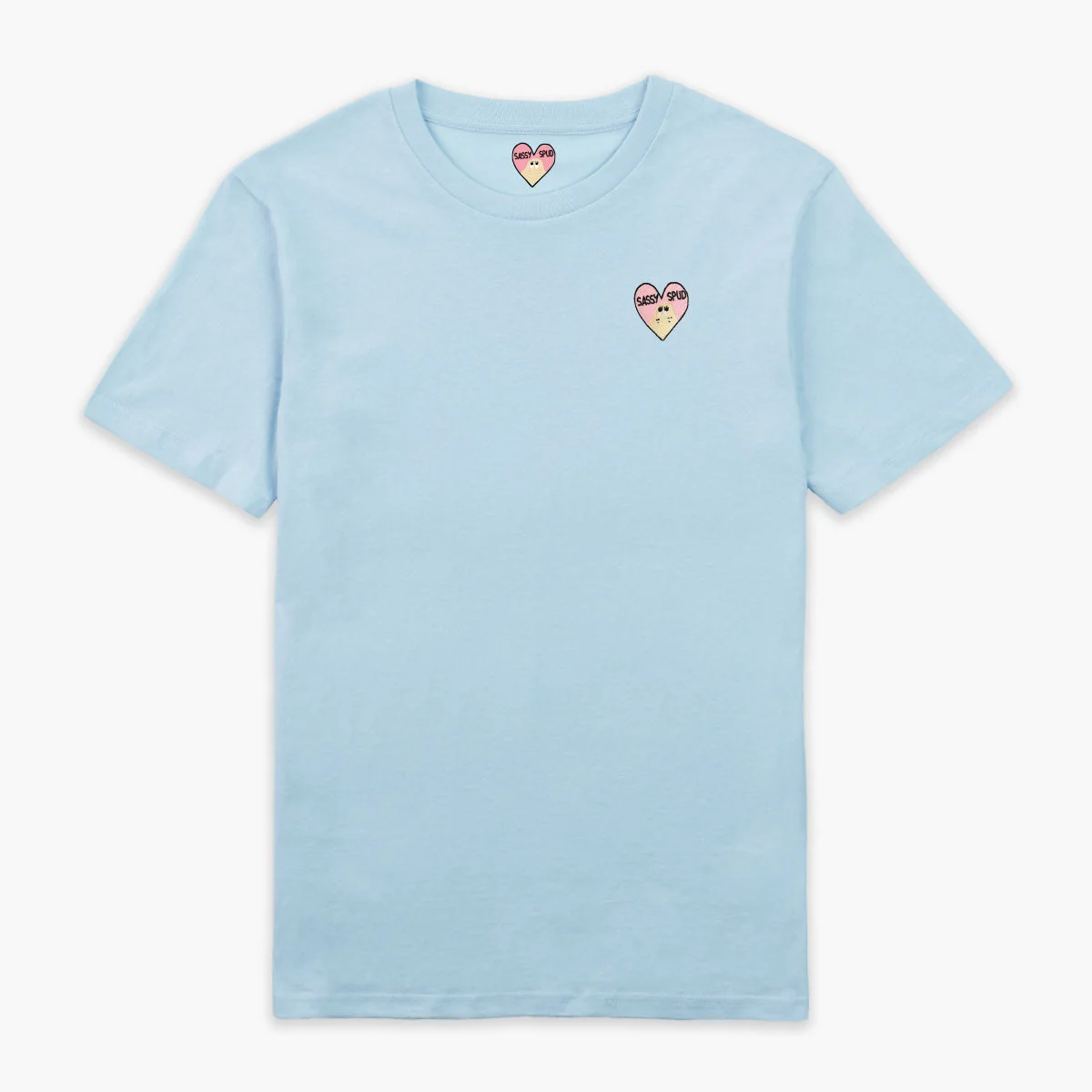 Embroidered Organic Cotton Unisex T-Shirt - Sustainable Fashion