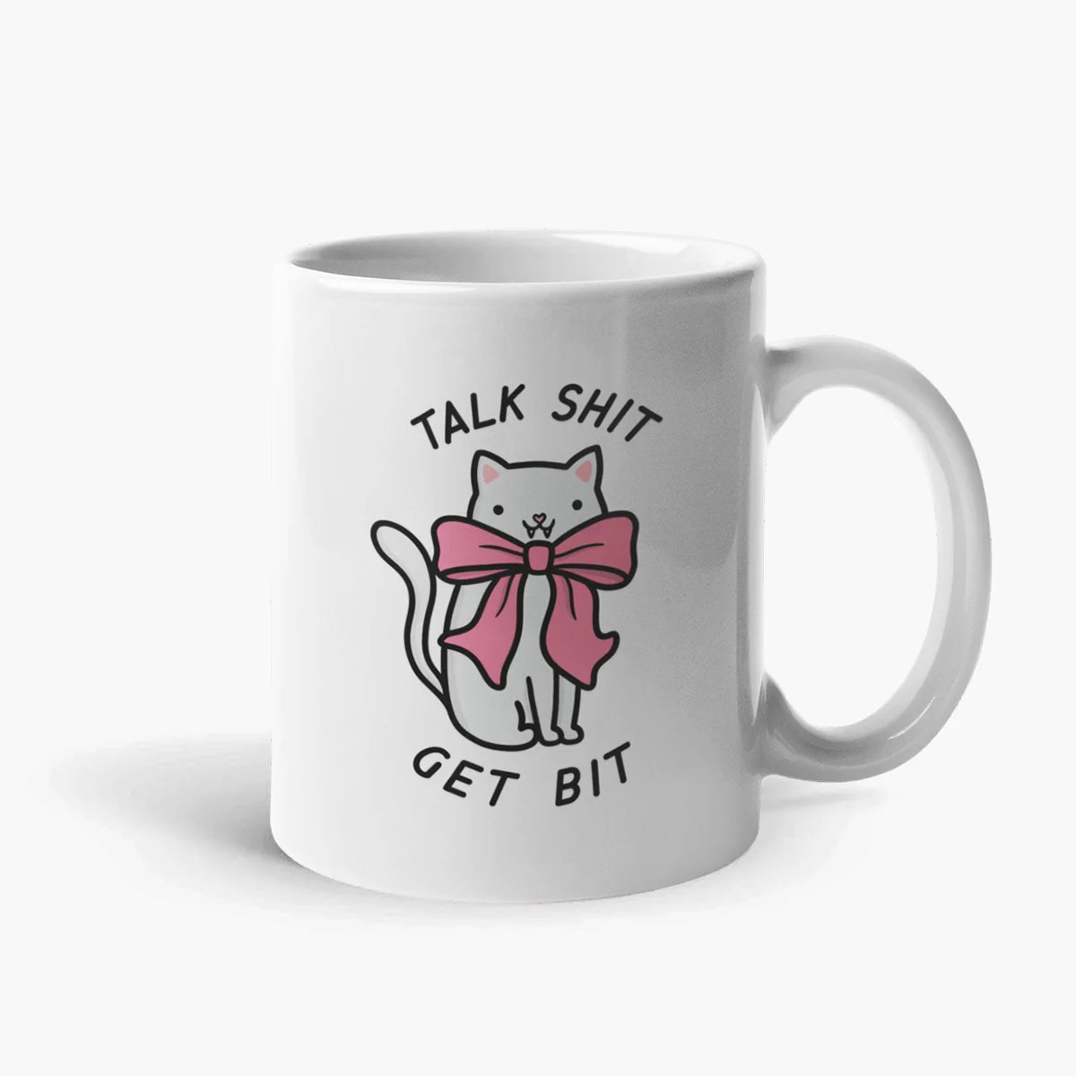 Sassy Spud White Ceramic Funny Talk Coffee Mug 11oz