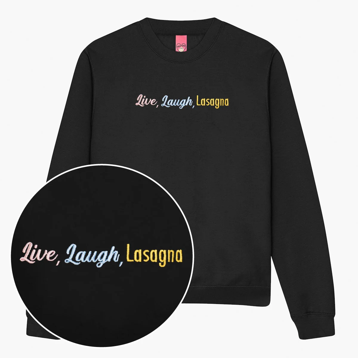 Embroidered Cosy Cotton Sweatshirt for All with Unique Design