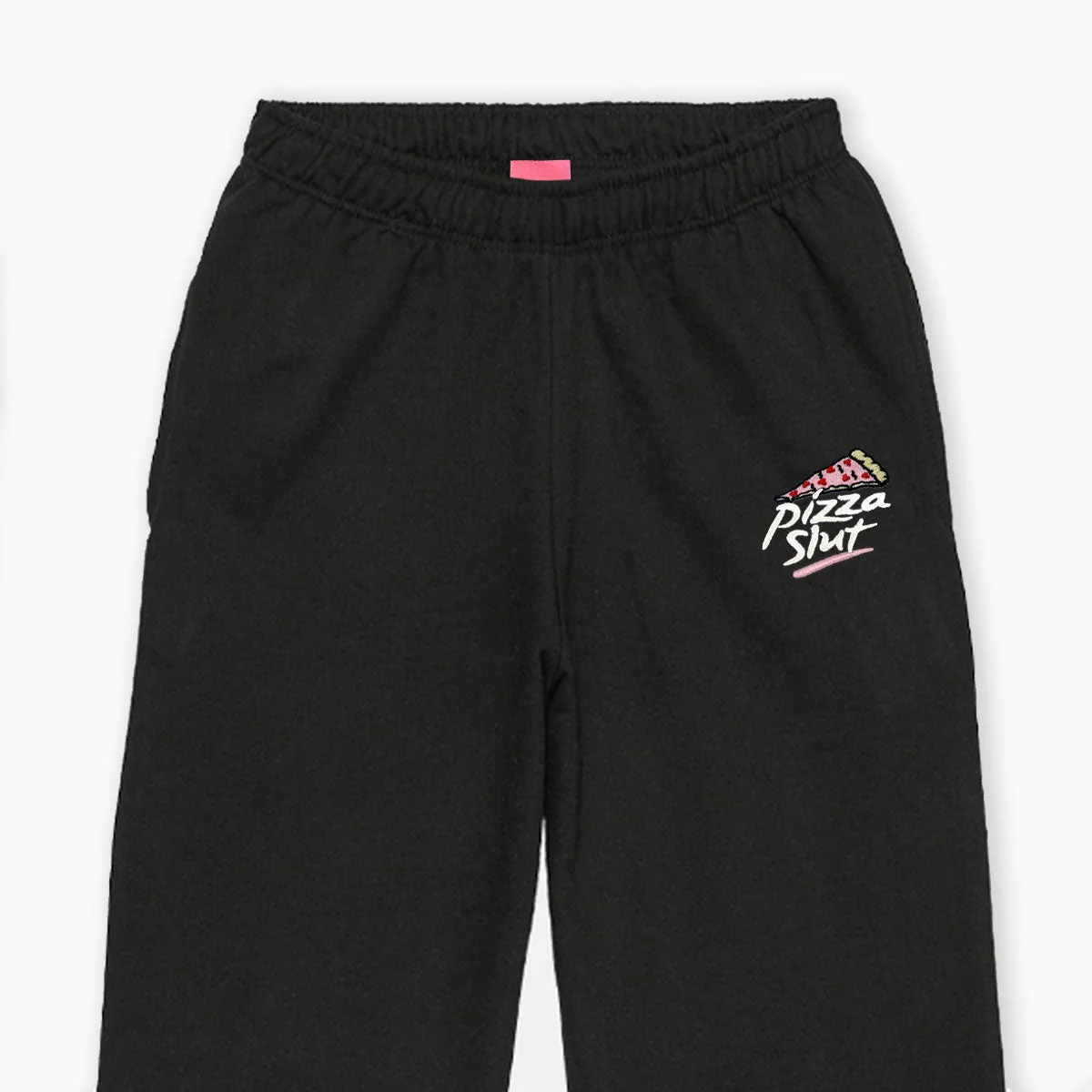 Embroidered Pizza Joggers Unisex Fit