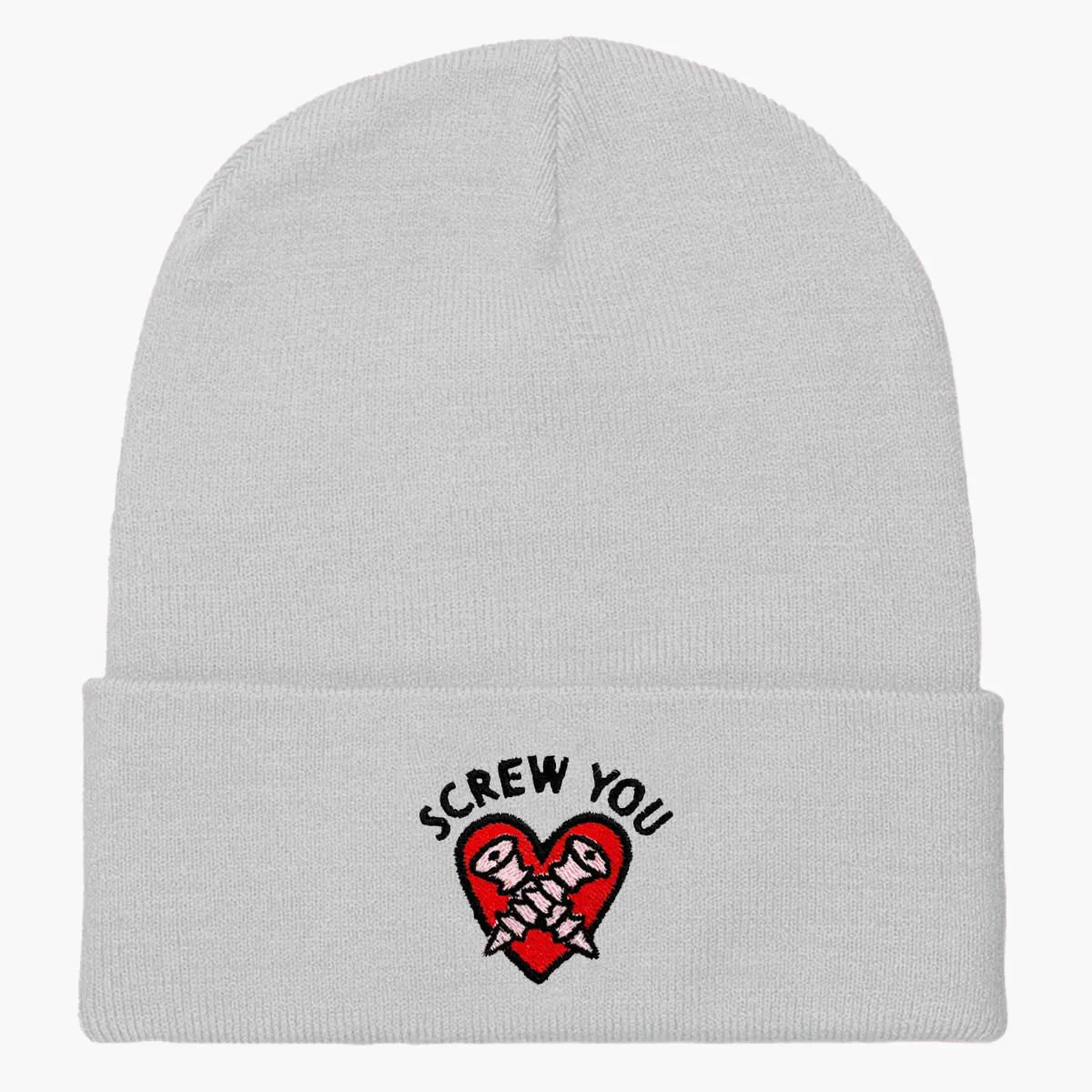 Embroidered Beanie Hat - Premium Quality Winter Headwear