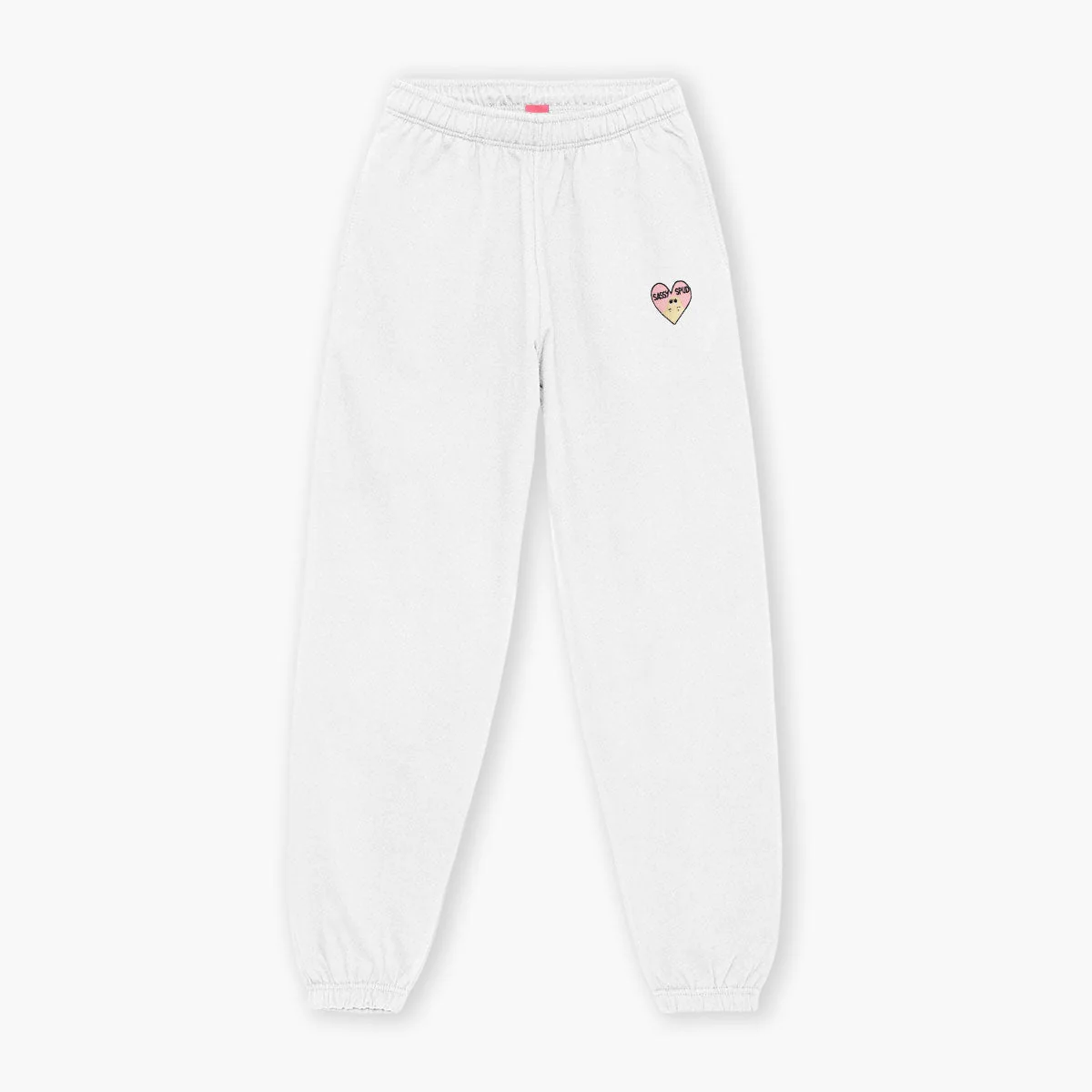 Cozy Embroidered Joggers with Cute Details in Unisex Fit