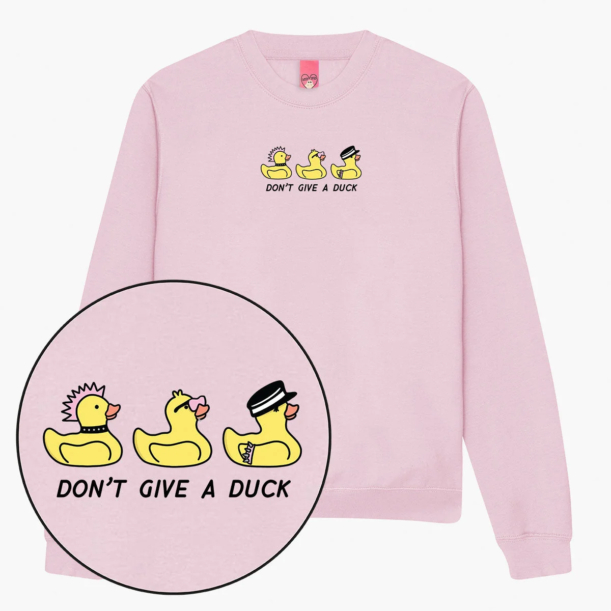 Duck Print Sweatshirt - Unisex Cute Printed Jumper