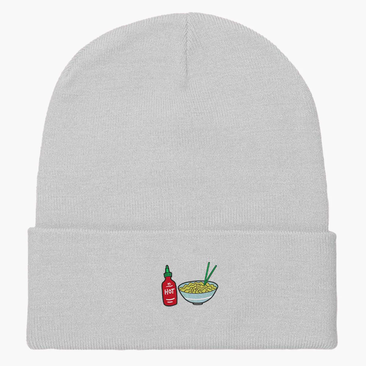 Embroidered Beanie - Premium Embroidery Detail, Stylish Winter Hat