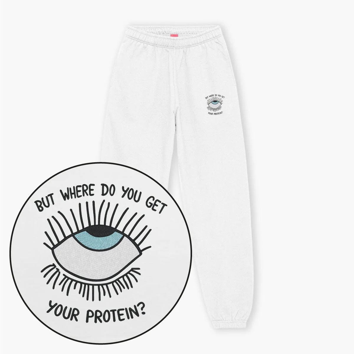 Cozy Embroidered Joggers - Unisex Comfort Pants