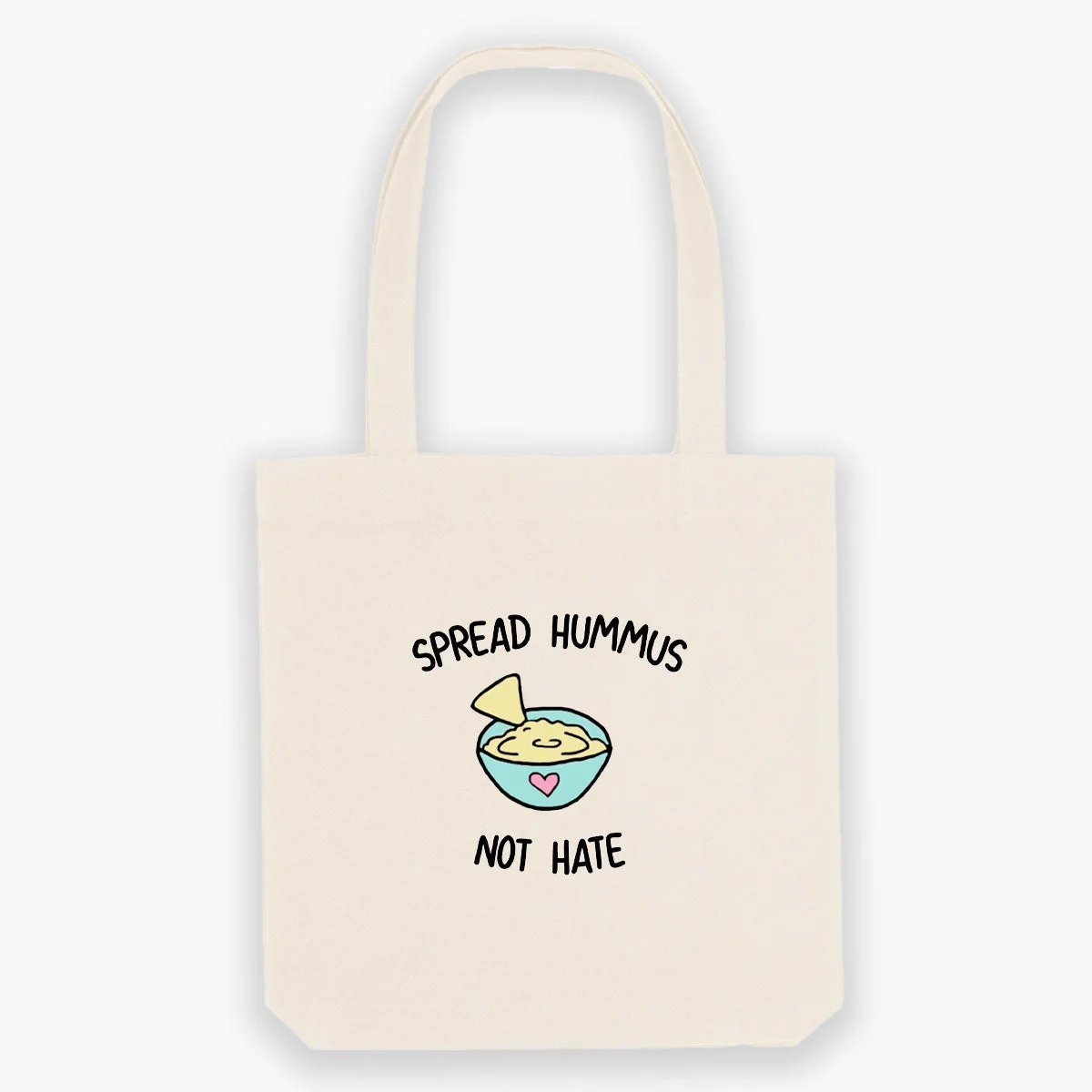 Sassy Hummus Lover Tote Bag - 100% Organic Cotton