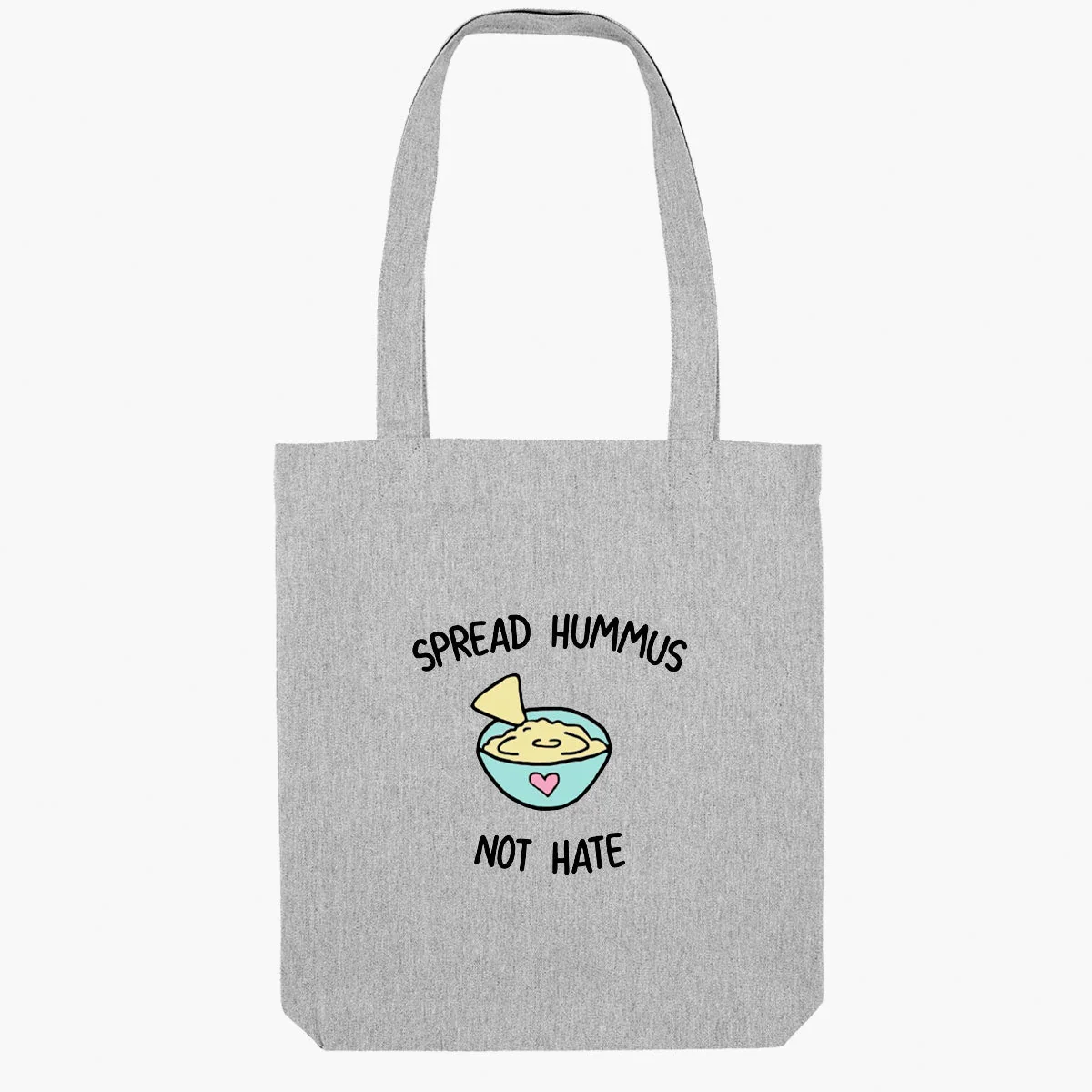 Sassy Hummus Lover Tote Bag - 100% Organic Cotton