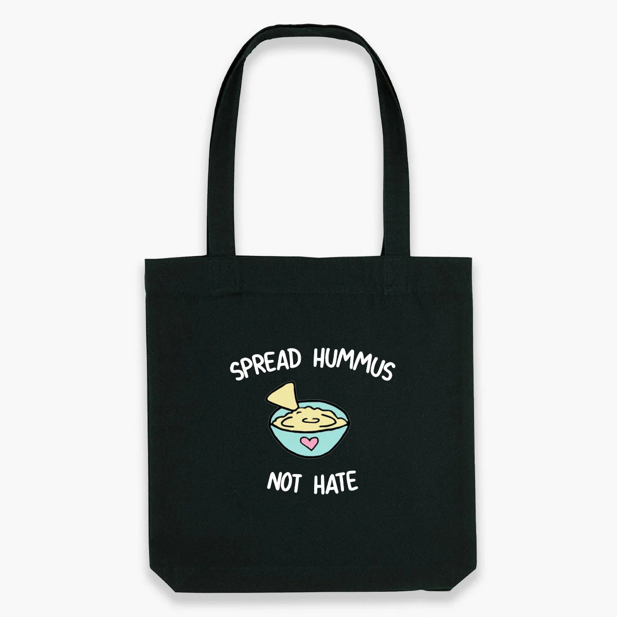 Sassy Hummus Lover Tote Bag - 100% Organic Cotton