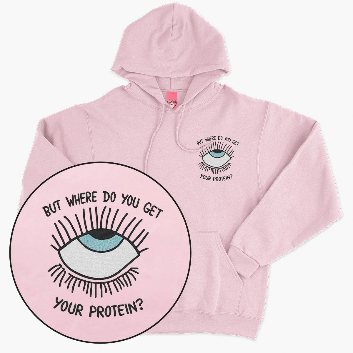 Embroidered Unisex Cosy Cotton Hoodie