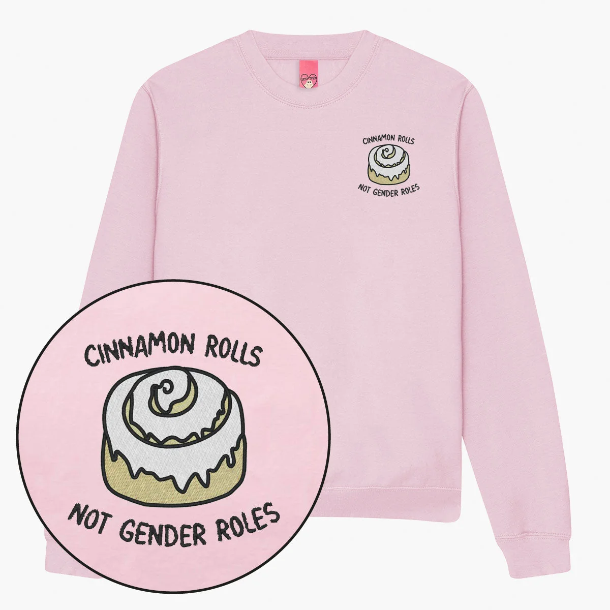 Embroidered Cinnamon Rolls Sweatshirt - Cozy Unisex Fit