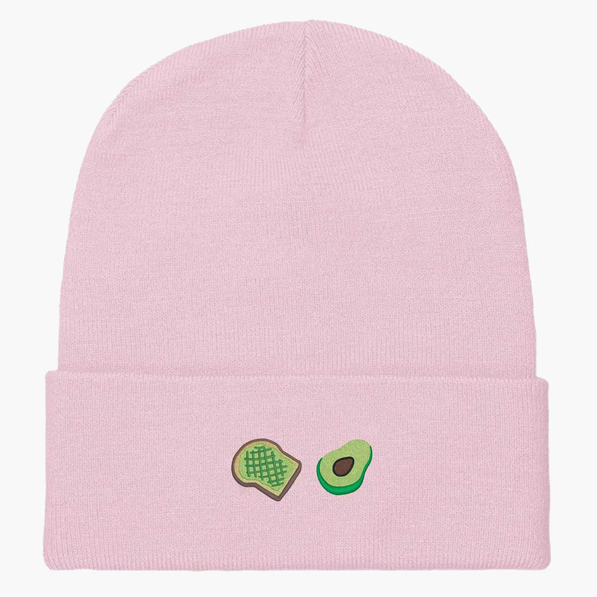 Embroidered Avocado Toast Beanie - Premium Quality Winter Hat
