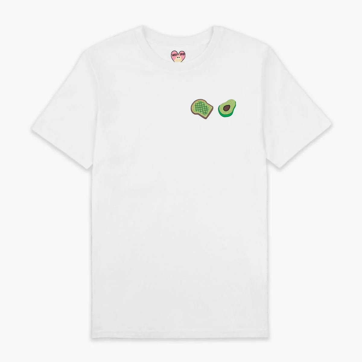Embroidered Avocado T-Shirt | Cute Unisex Tee