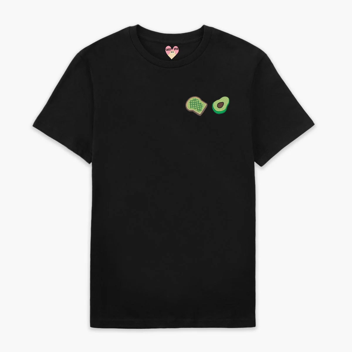 Embroidered Avocado T-Shirt | Cute Unisex Tee