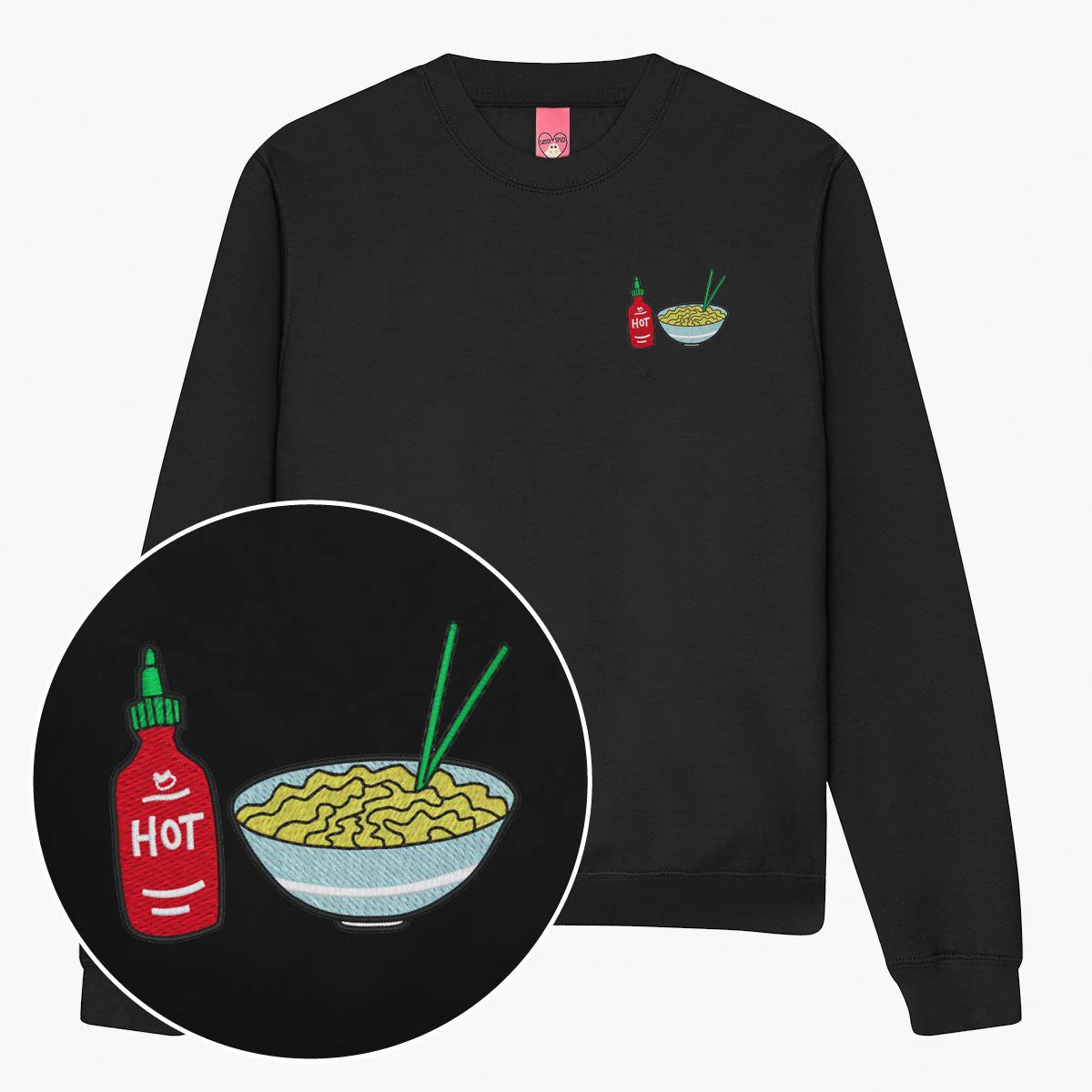 Embroidered Cosy Unisex Sweatshirt with Cute Details