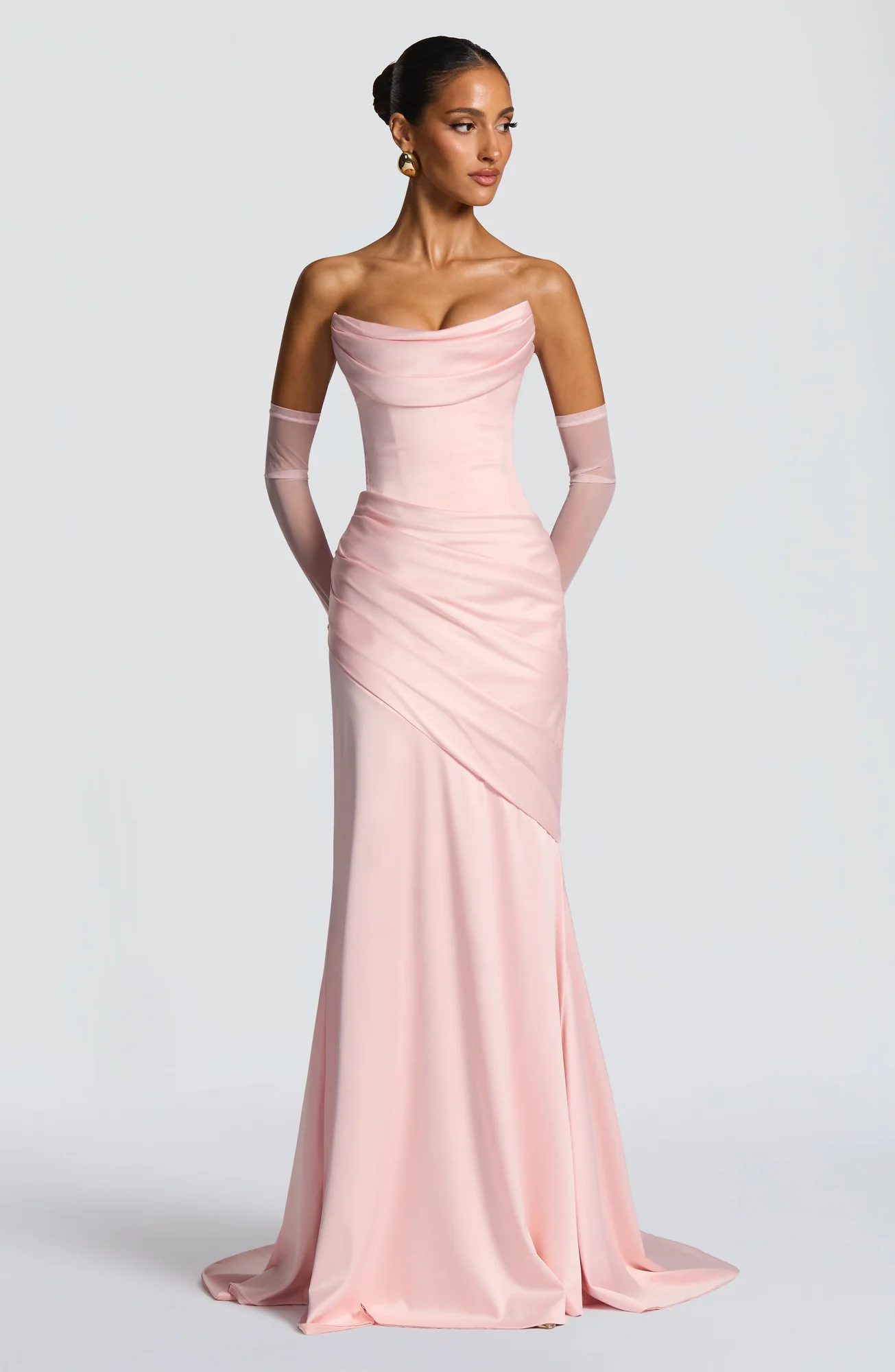 Blush Maxi Dress - Elegant Formal Gown