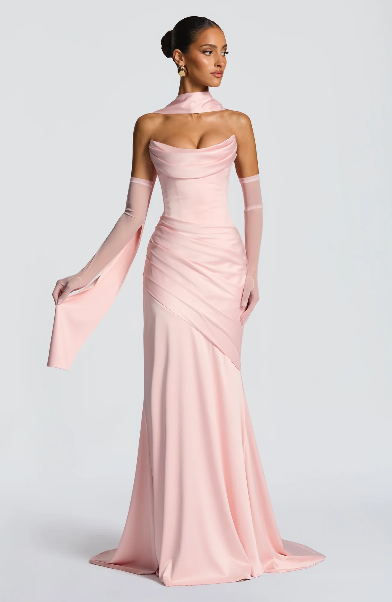 Blush Maxi Dress - Elegant Formal Gown