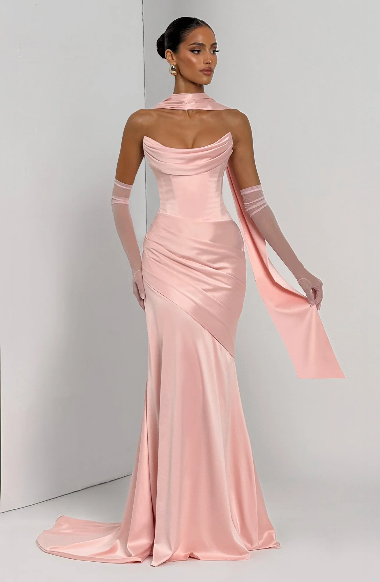Blush Maxi Dress - Elegant Formal Gown
