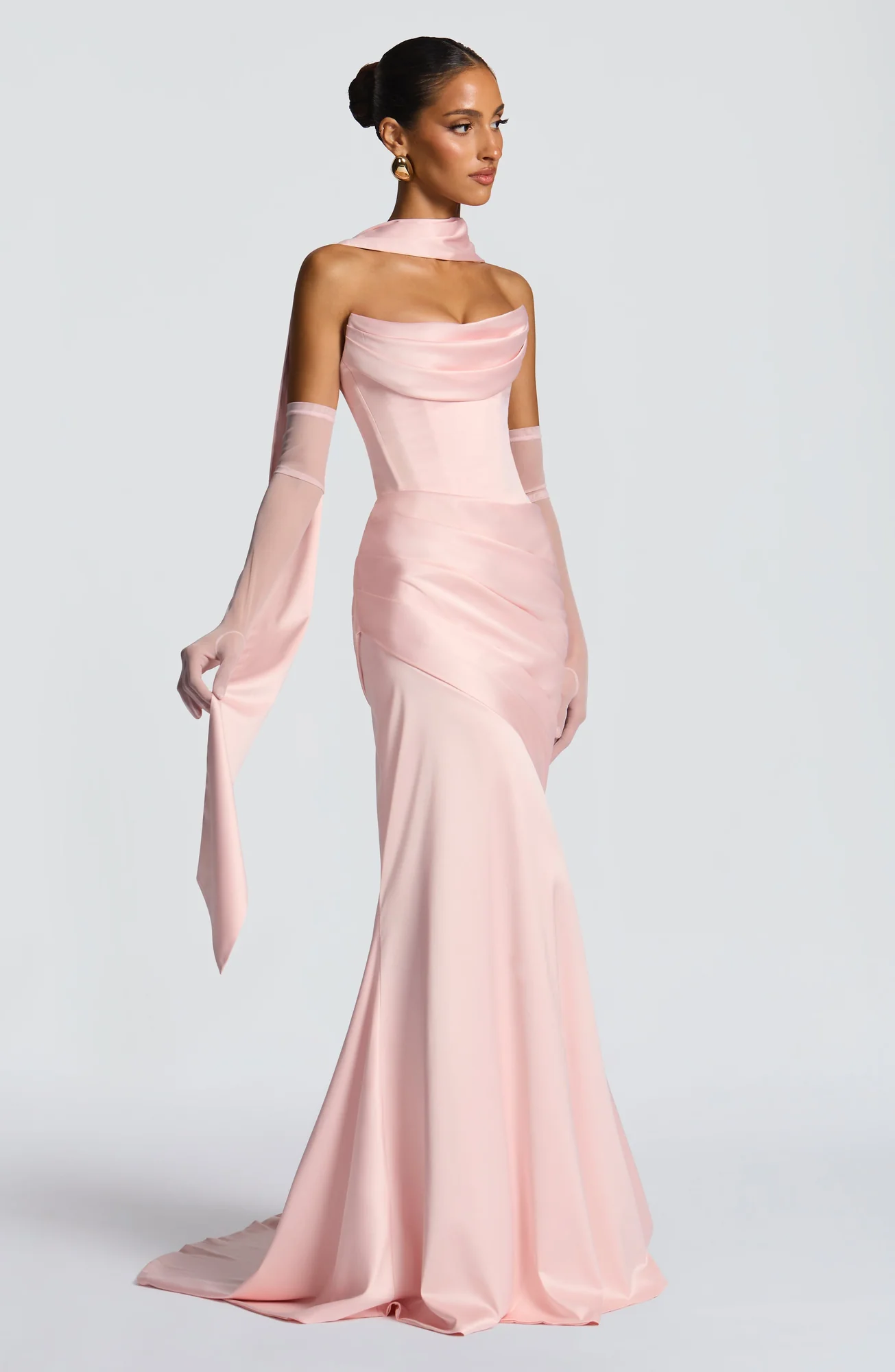 Blush Maxi Dress - Elegant Formal Gown