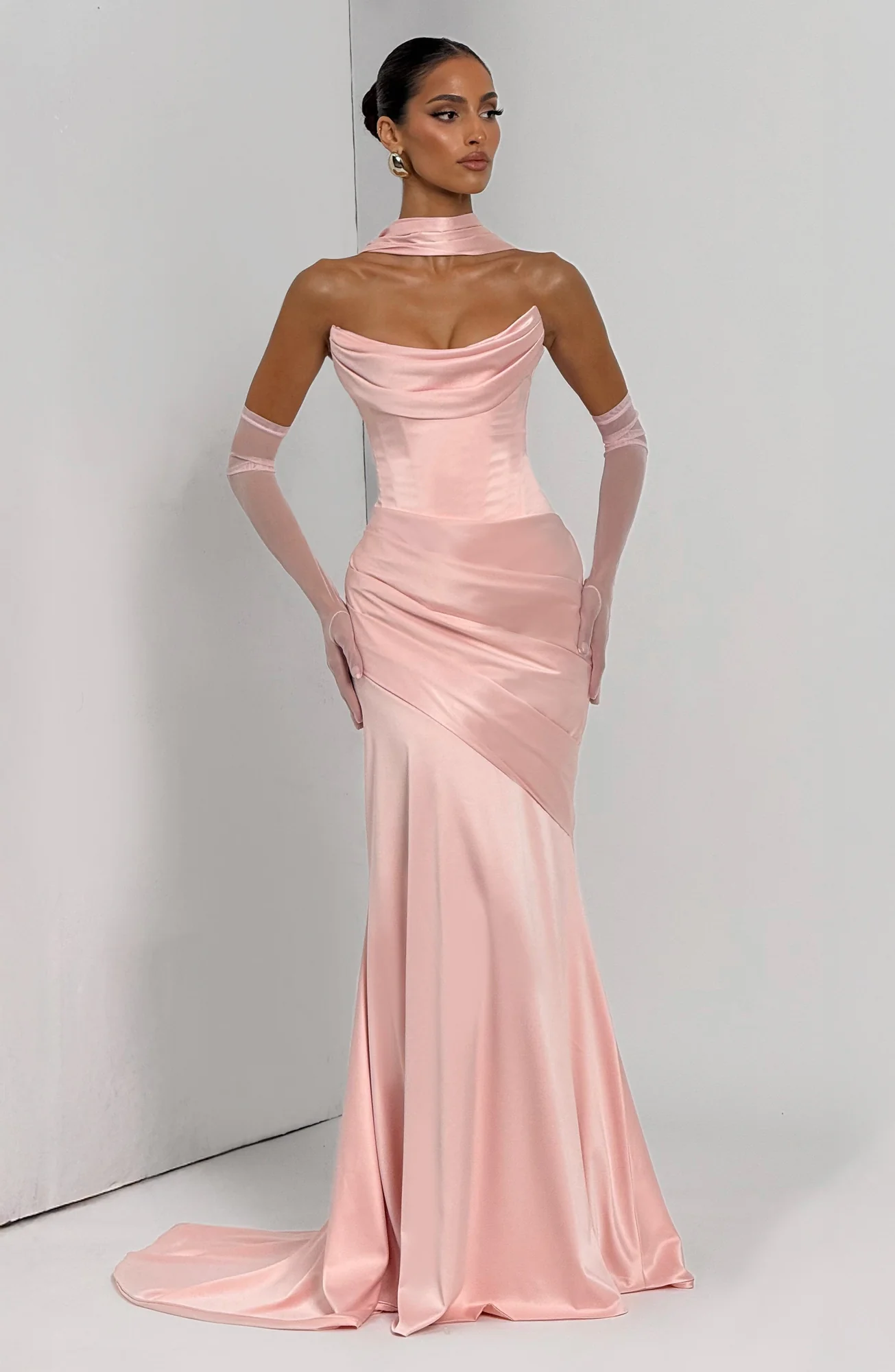 Blush Maxi Dress - Elegant Formal Gown