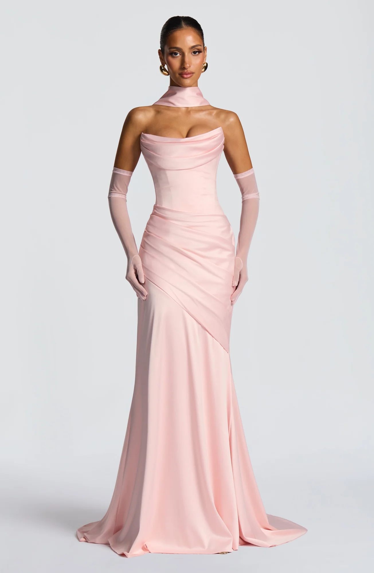 Blush Maxi Dress - Elegant Formal Gown