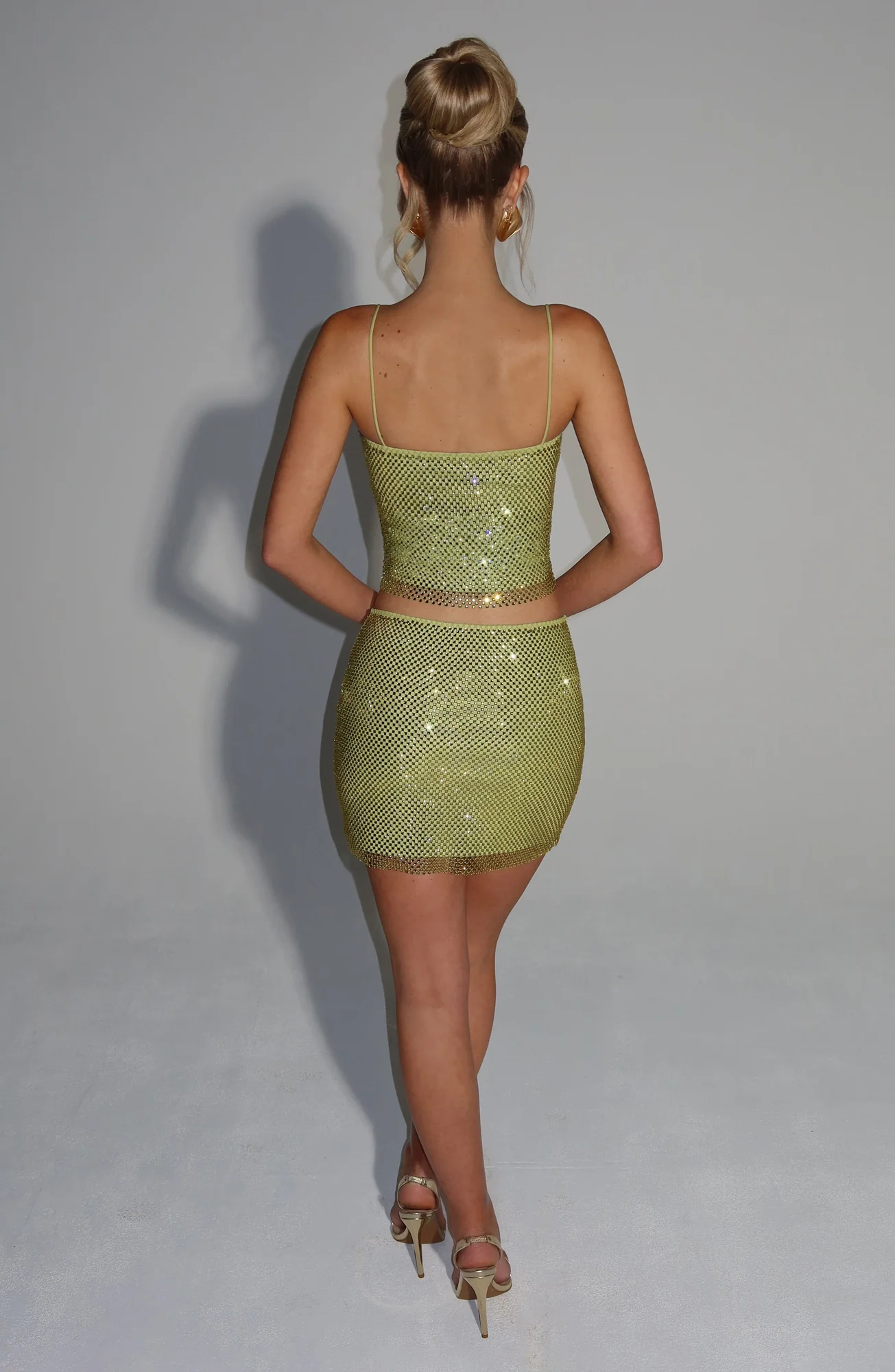 Sophisticated Olive Cowl Neck Crop Top