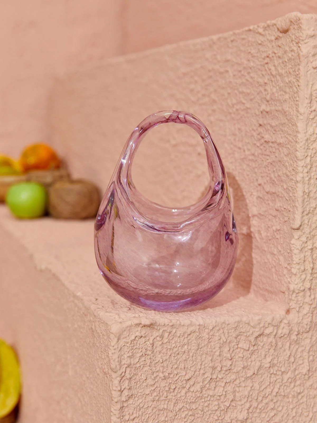 Pink Glass Bag for Stylish Women