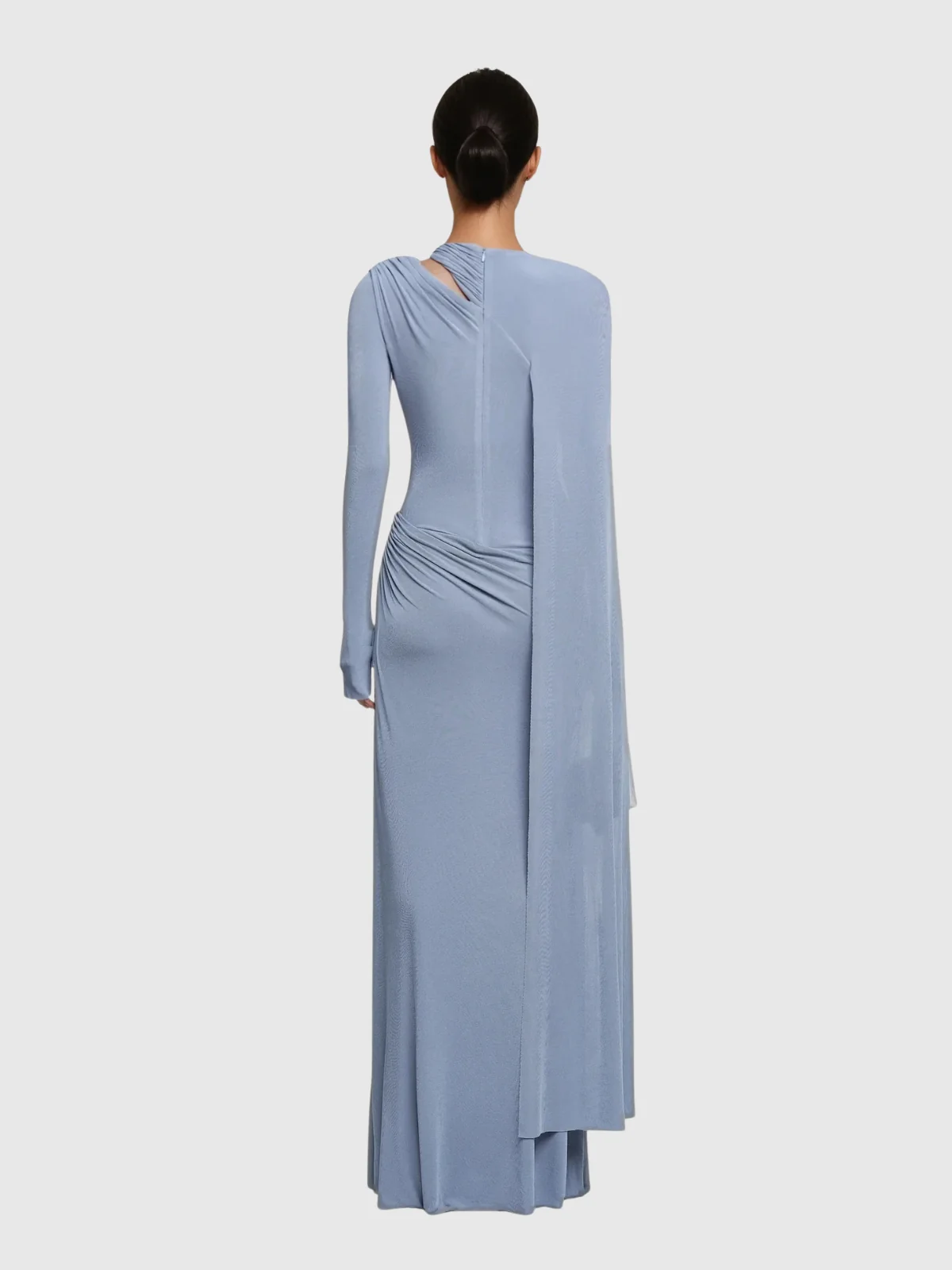 Elegant Asymmetric Cutout Maxi Dress