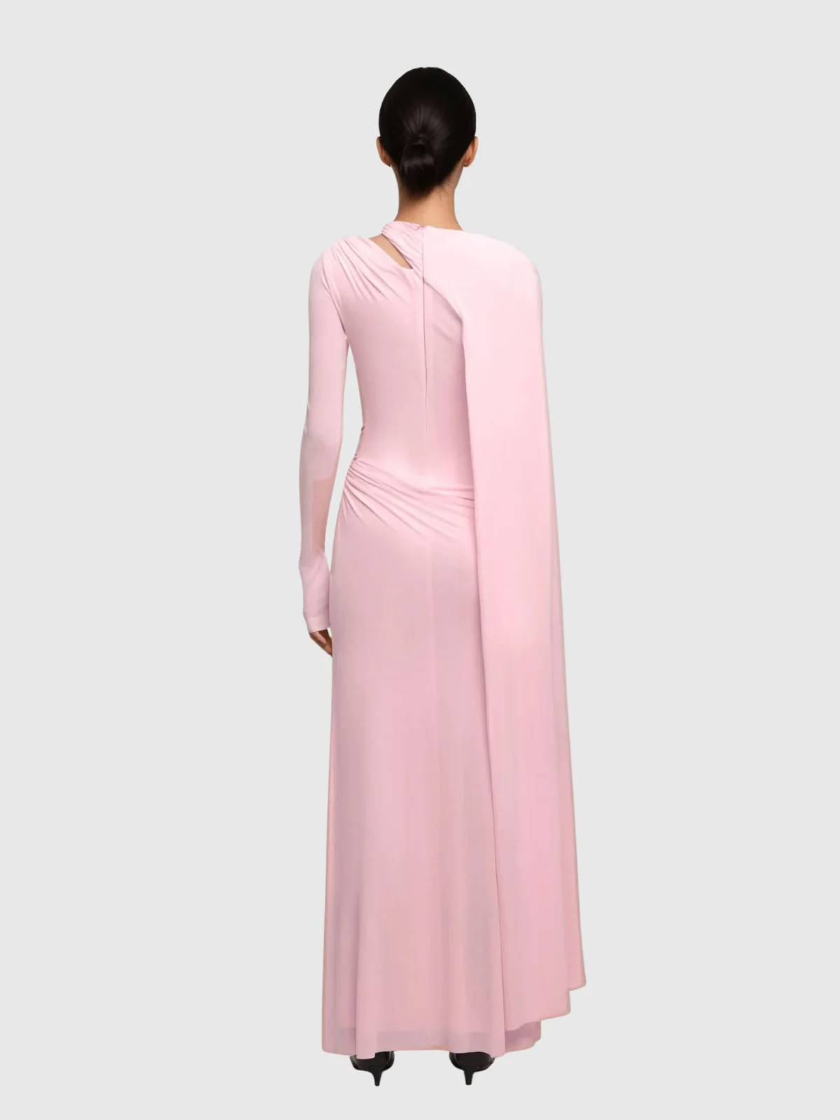 Elegant Asymmetric Cutout Maxi Dress