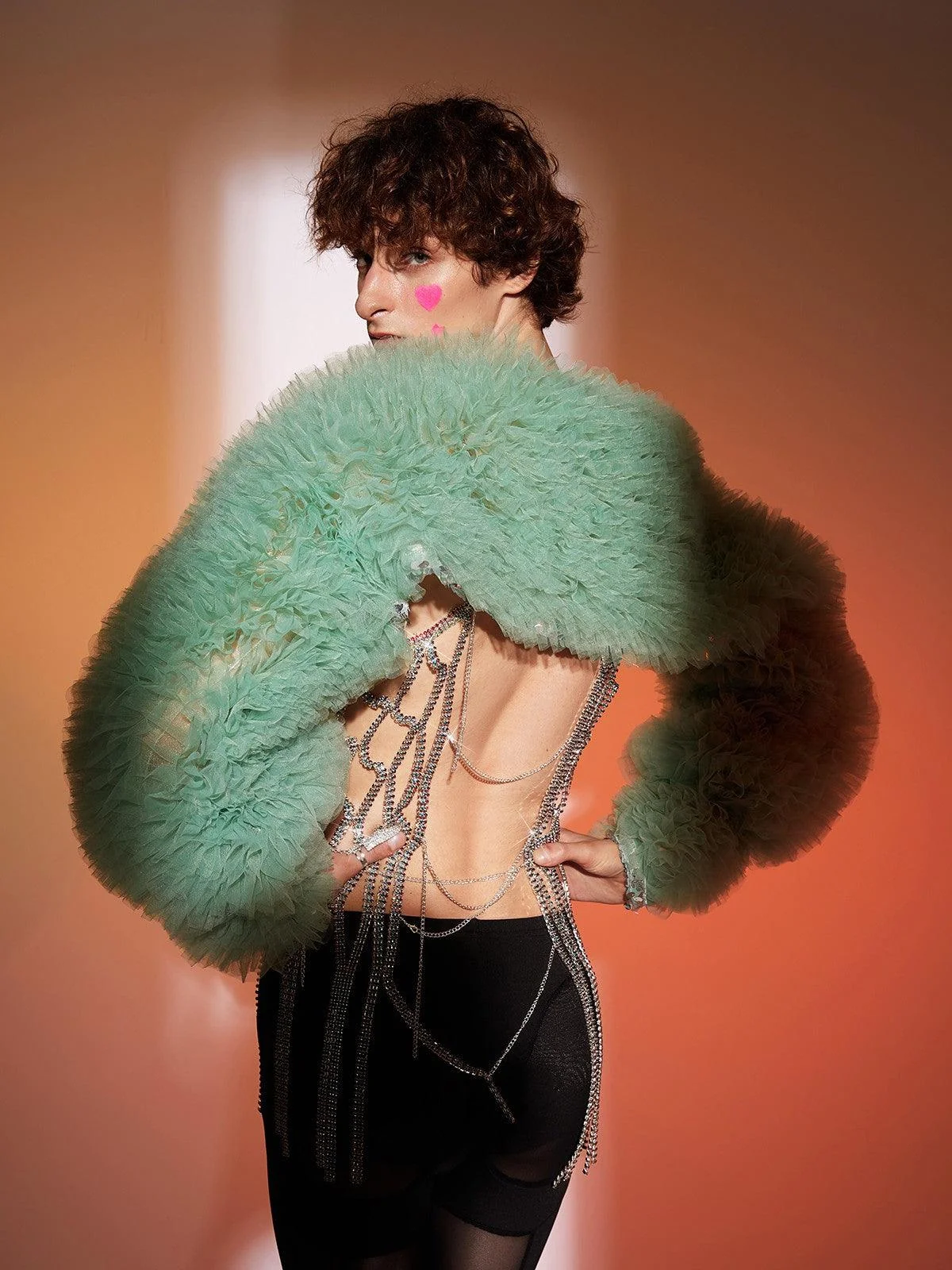 Elegant Crystal Fringe Spaghetti Top for Women