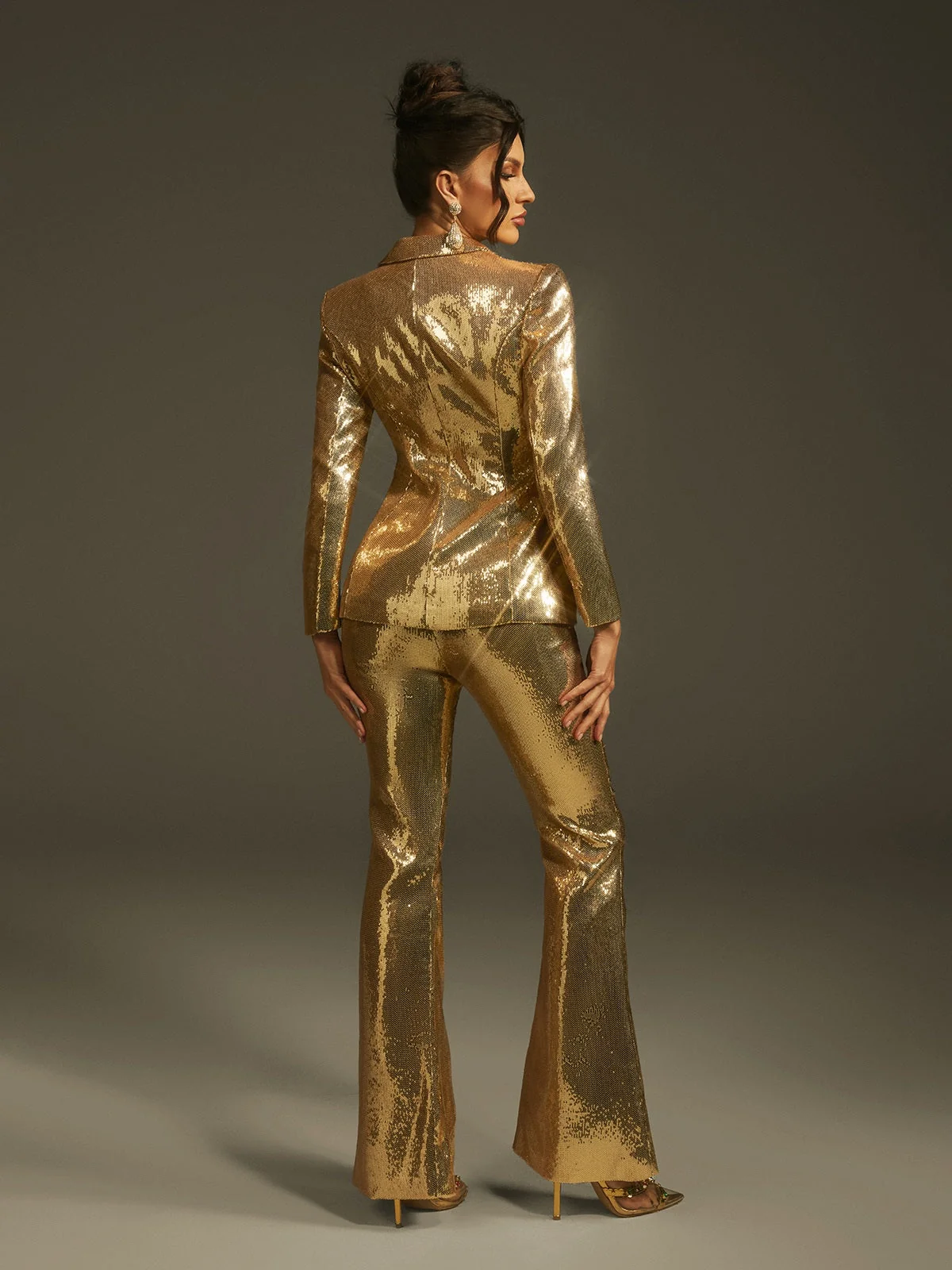 Sequin Blazer Set - Elegant Larna Style