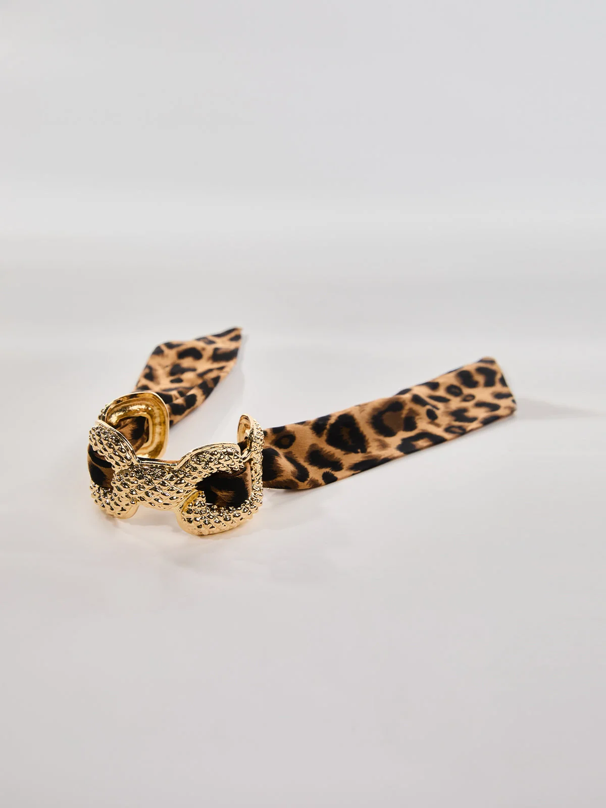 Leopard Print Cuff Bracelet - Trendy and Timeless Style Statement