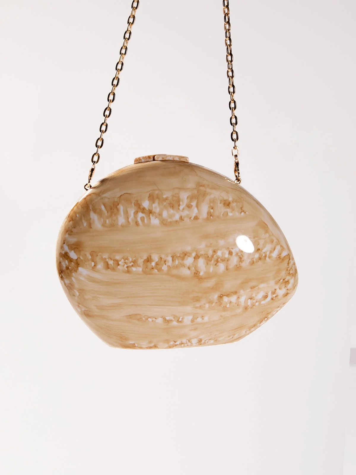 Versatile Acrylic Convertible Clutch for Day and Night Events