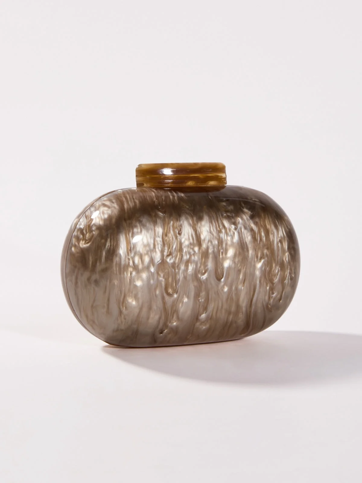 Clear Acrylic Convertible Clutch Bag - Modern Minimalist Design