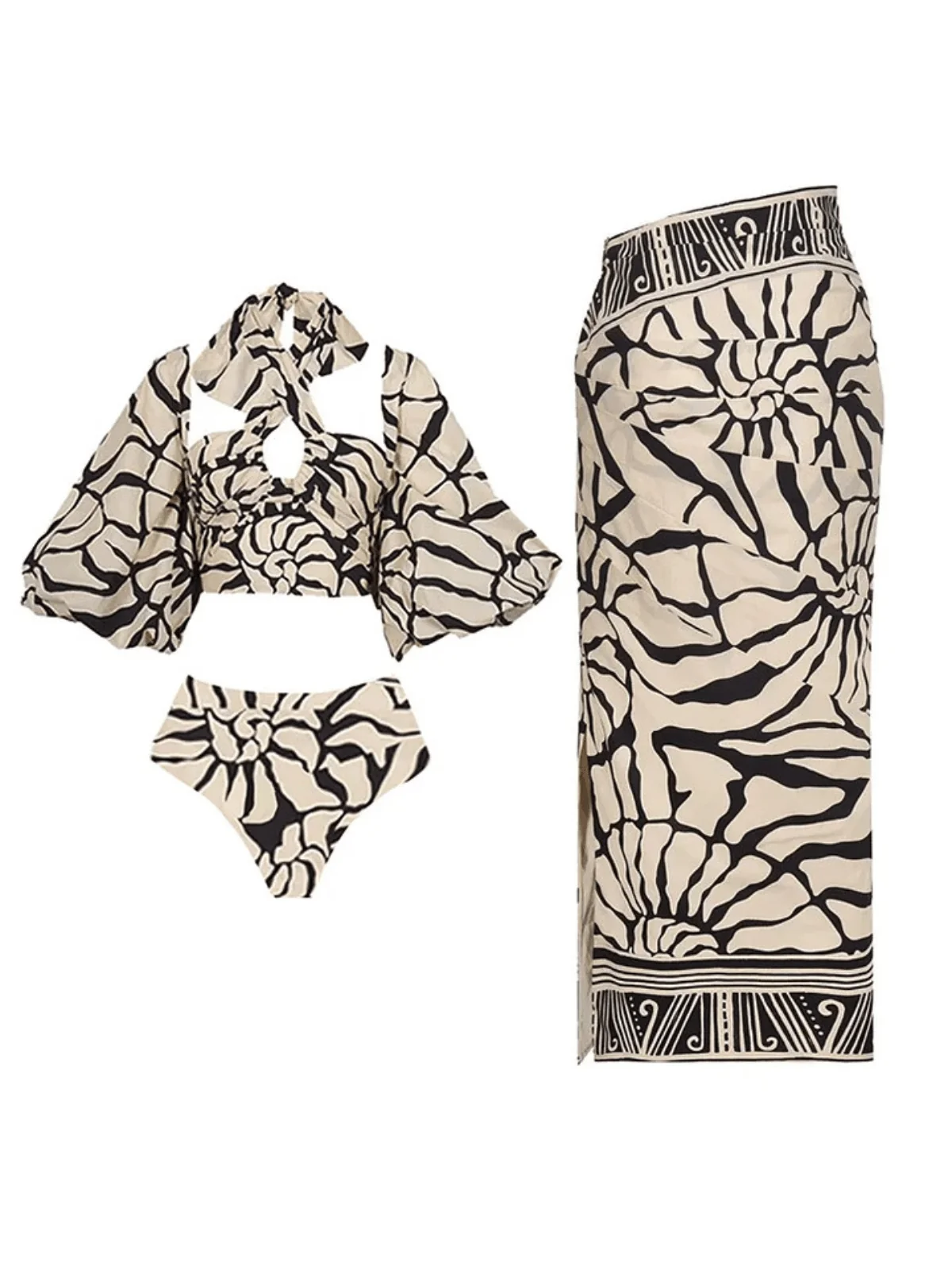 Stylish Maureen Print Bikini Set for Women