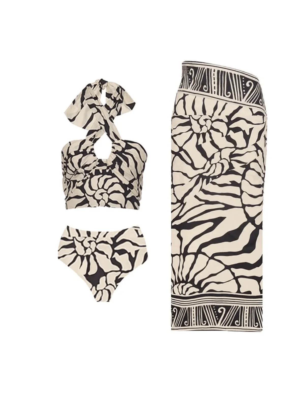 Stylish Maureen Print Bikini Set for Women