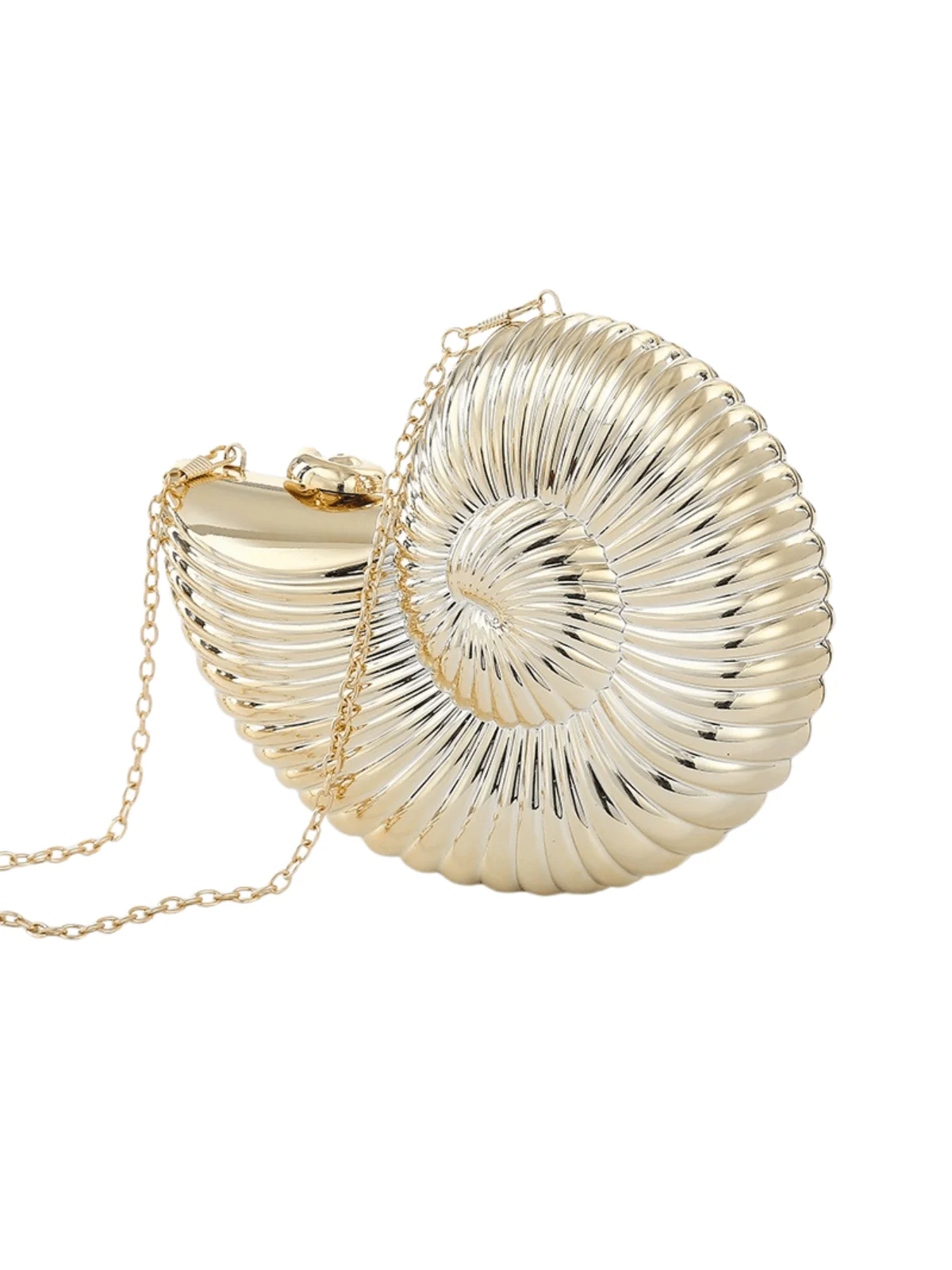 Seashell Acrylic Clutch Bag - Elegant Summer Beach Evening Accessory