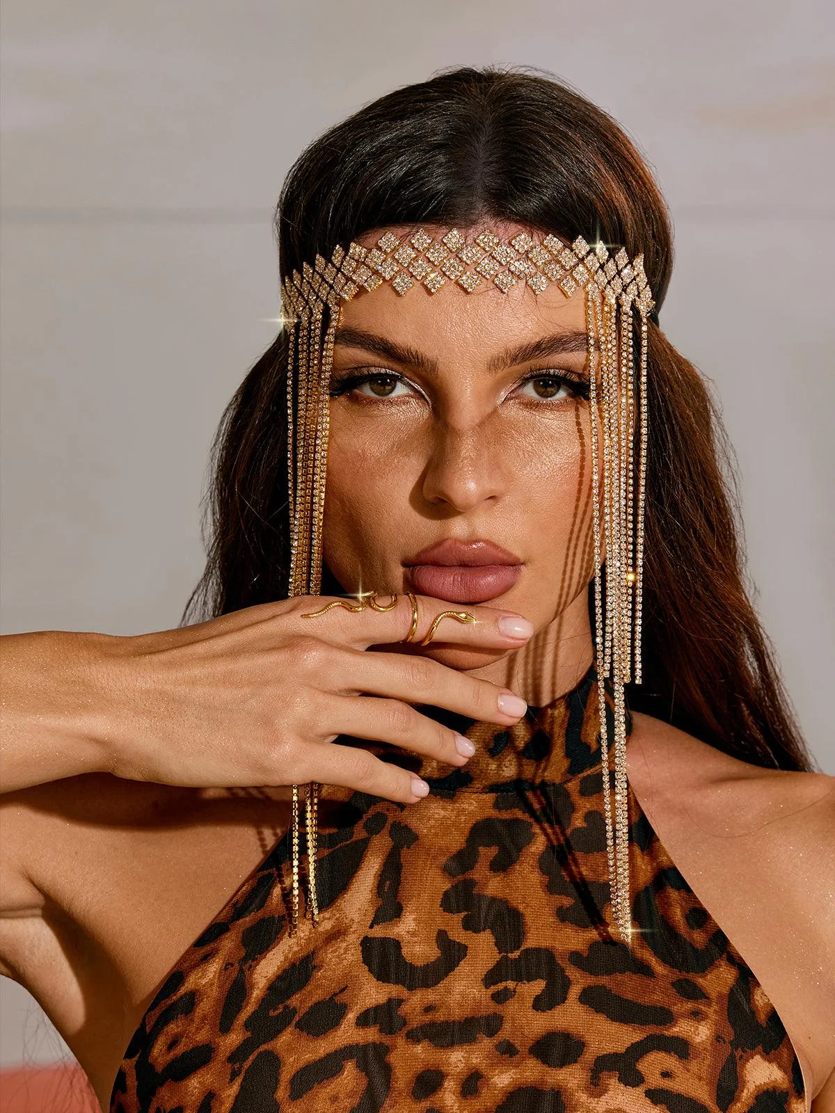 Crystal Fringe Headband - Elegant Hair Accessory