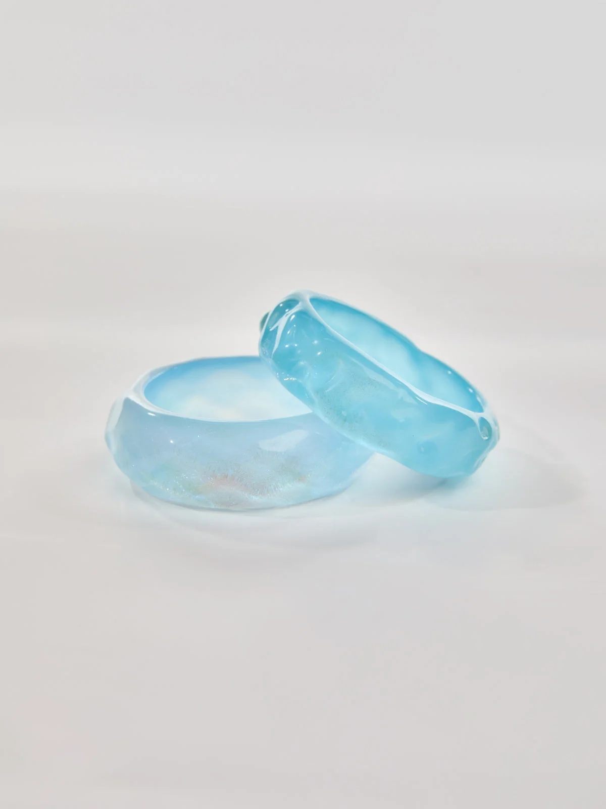 Chunky Blue Resin Bracelet for Women - Premium Fashion Accessory