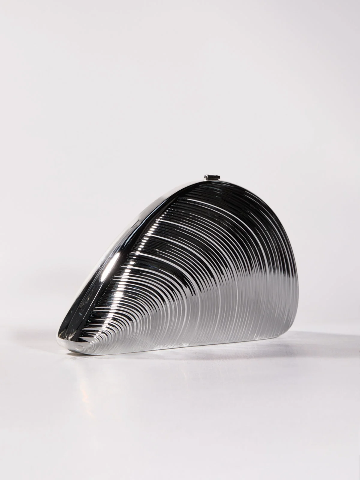 Silver Acrylic Convertible Clutch Bag for Day and Night Events