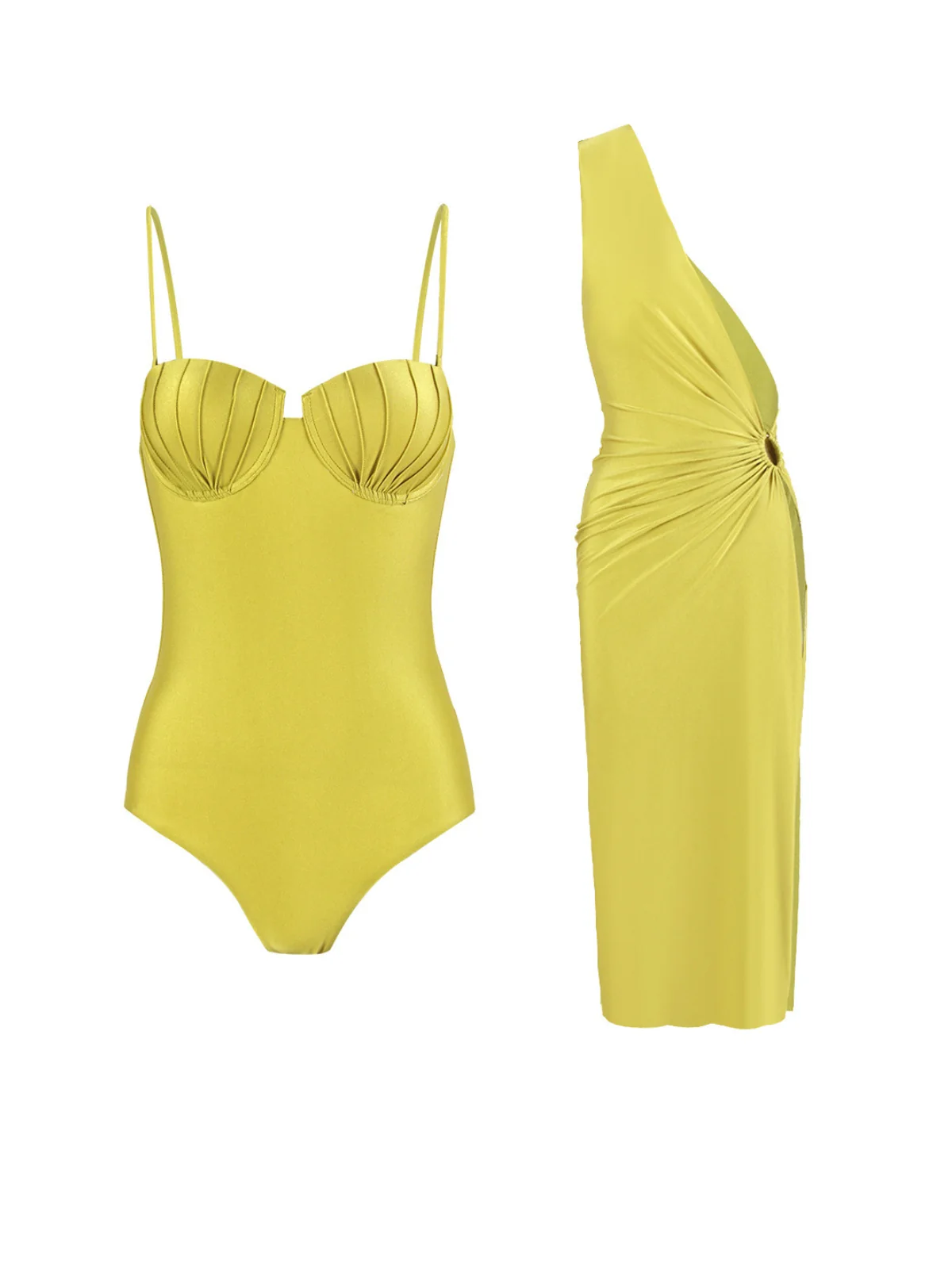 Benoni Spaghetti Two-Piece Swim Set - Stylish Beachwear