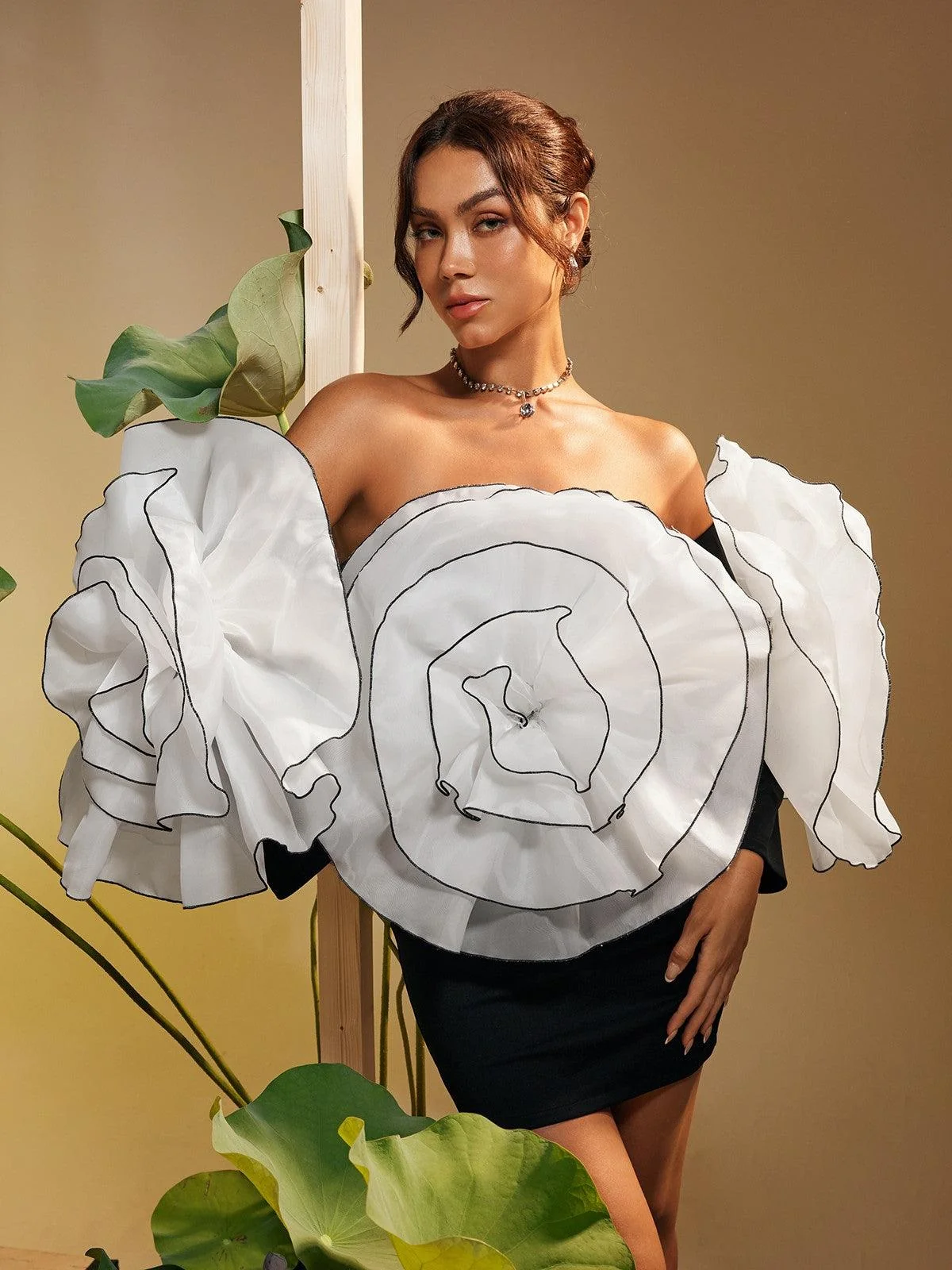 Romantic Off Shoulder Floral Mini Dress