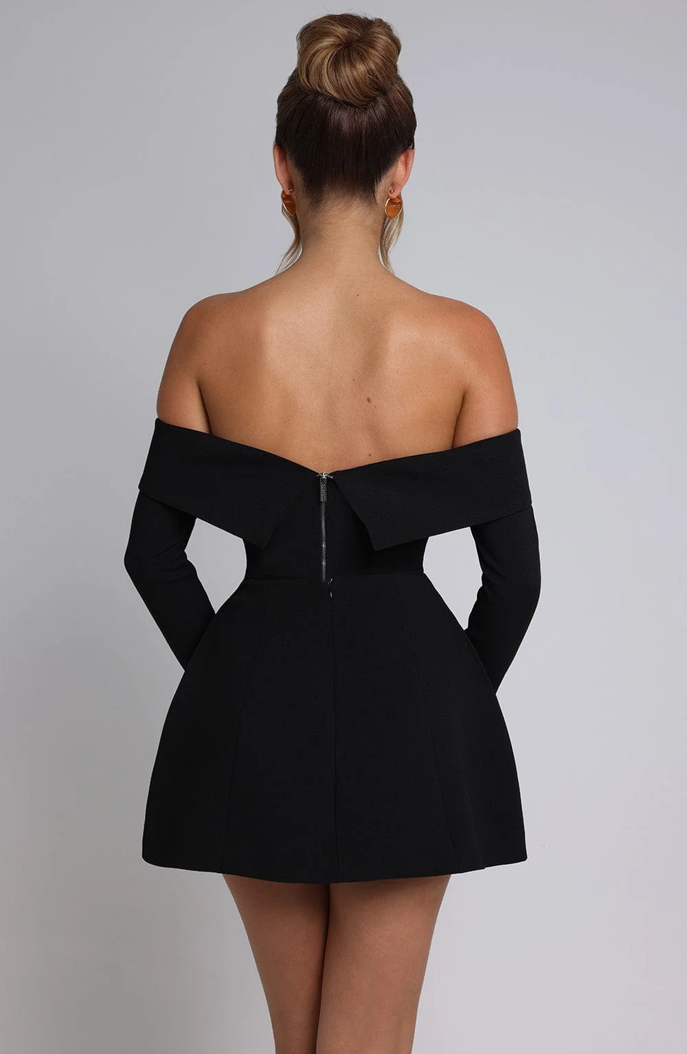 Black Bubble Skort with In-Built Shorts