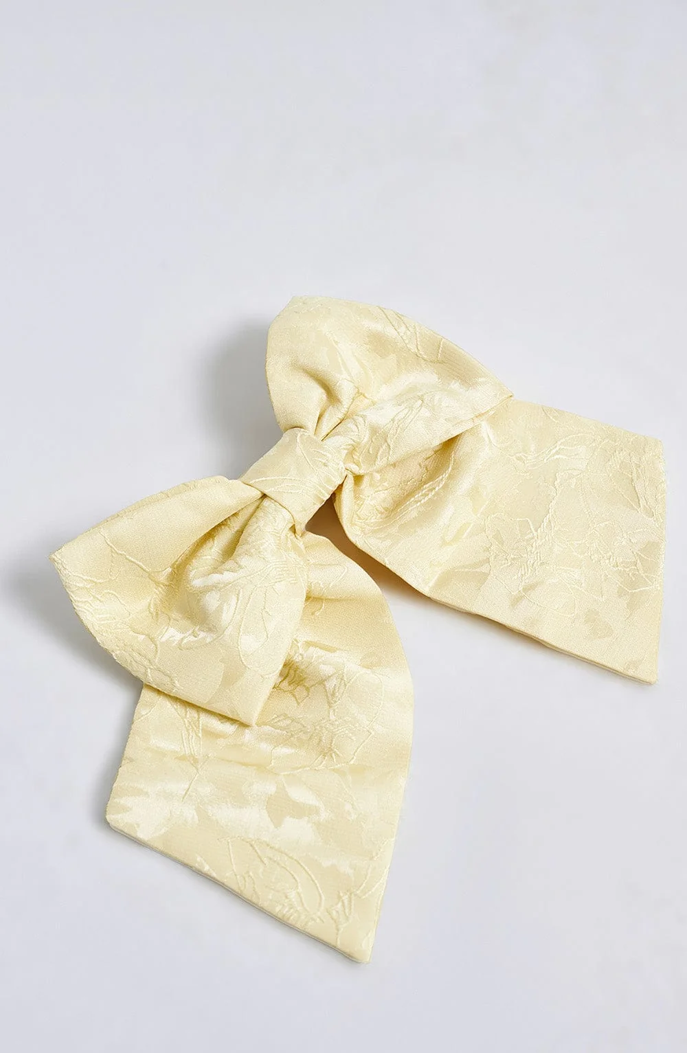 Lemon Floral Bow Hair Clip for Girls