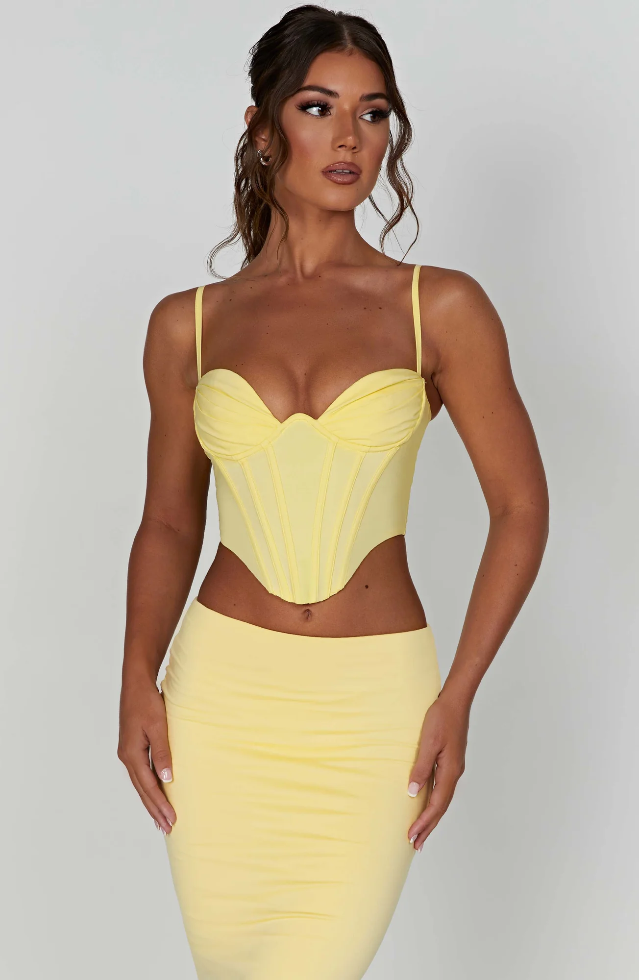 Lemon Corset Top for Women - Stylish and Flattering Design