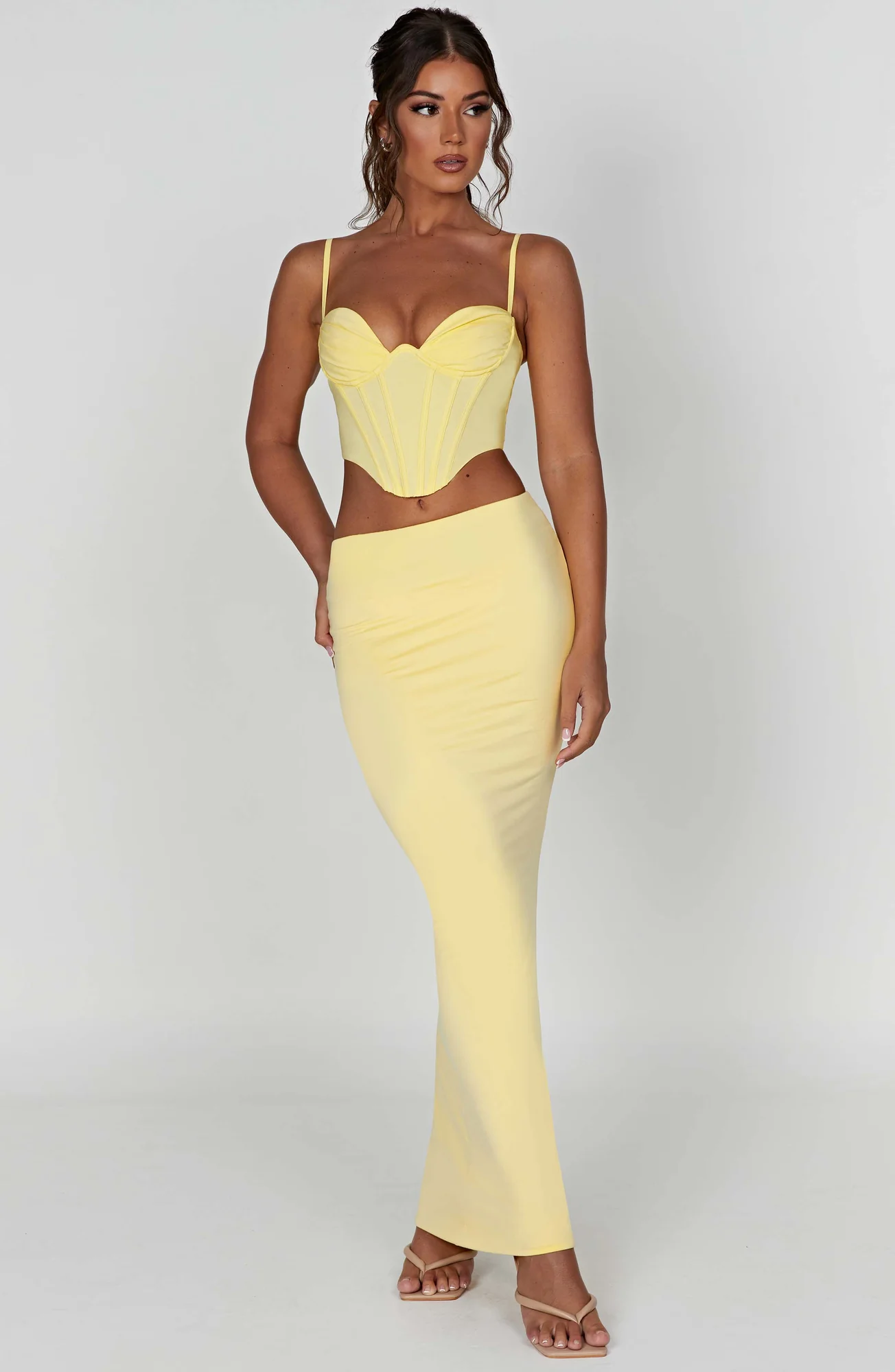 Lemon Corset Top for Women - Stylish and Flattering Design