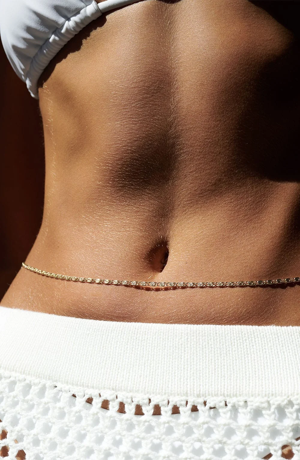 Gold Belly Chain Jewelry - Elegant Day to Night Accessory