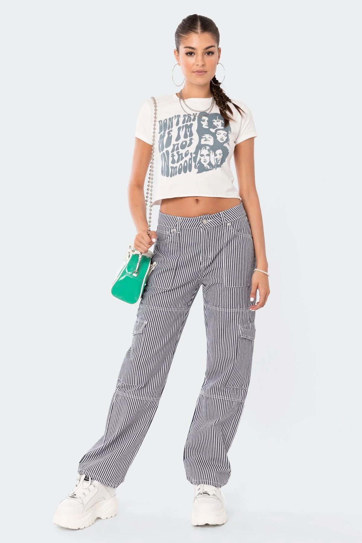 Military Style Cotton Cargo Pants