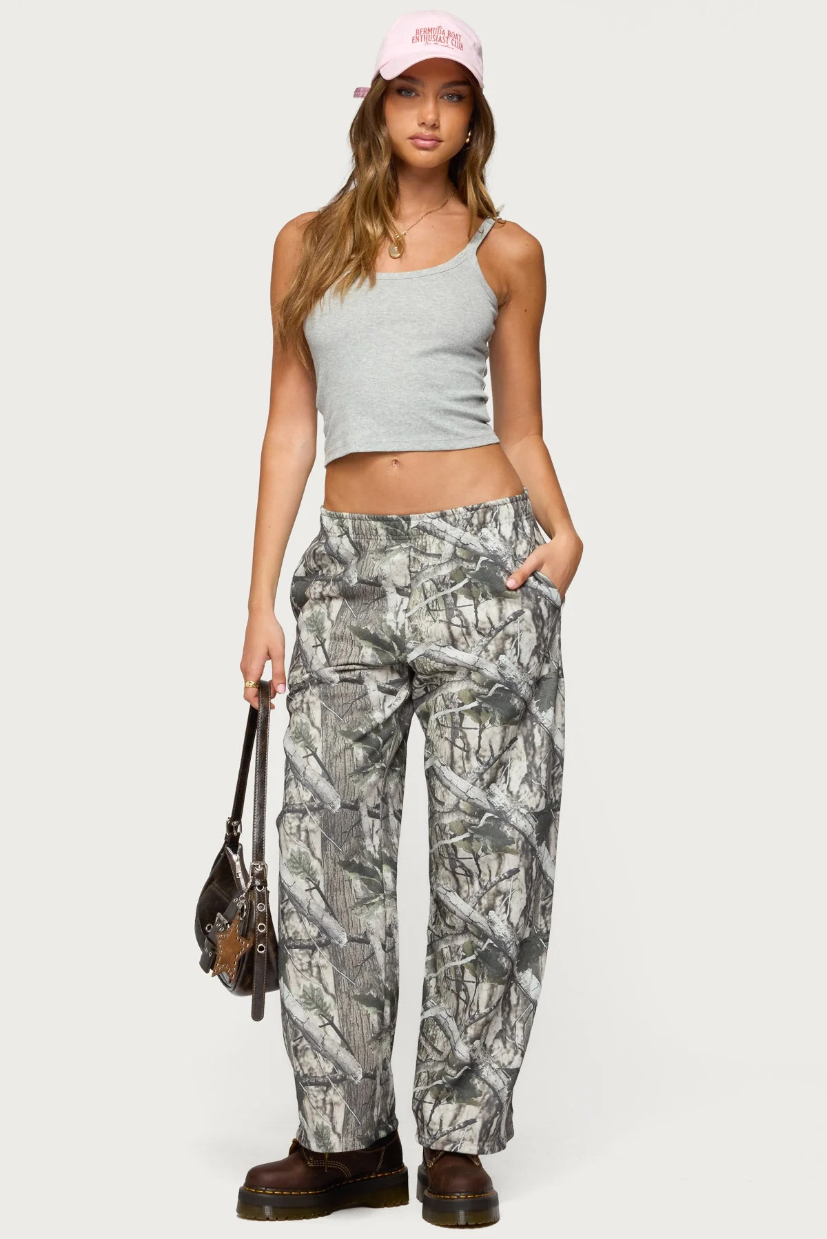 Green Camo Straight Pant Sweatwear for Ultimate Comfort