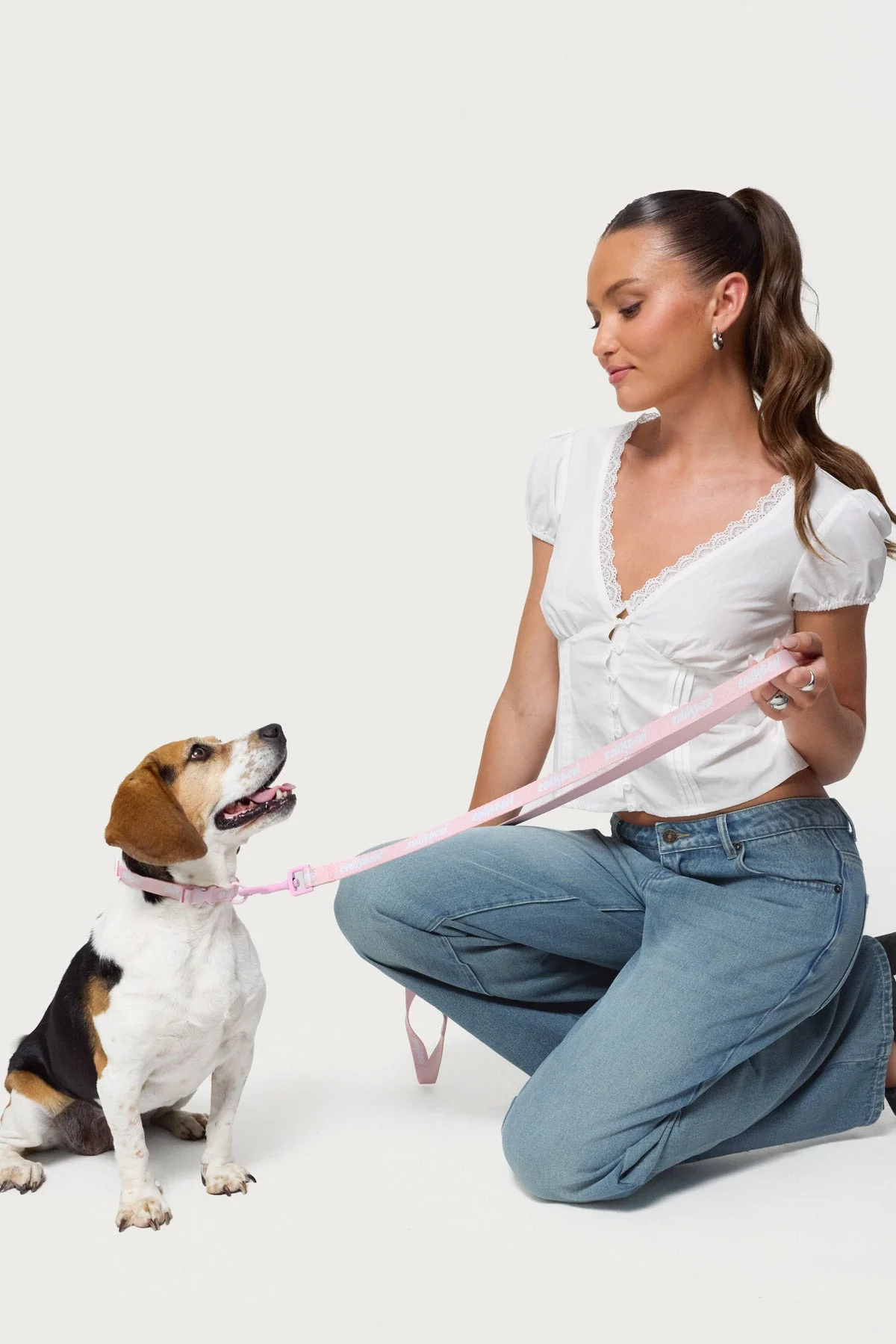 Adjustable Pink Pet Leash for Edikted Pets