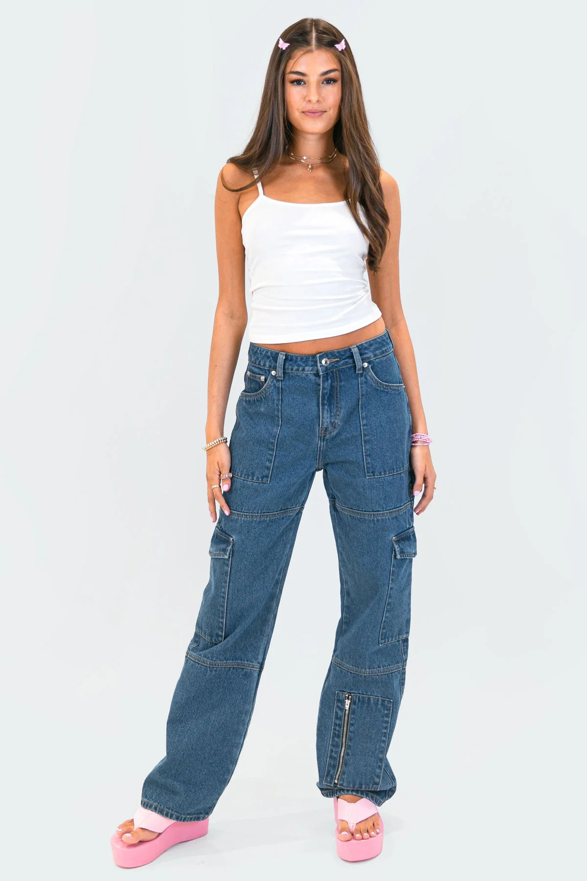 Comfort Stretch Loungewear Tank Top in White